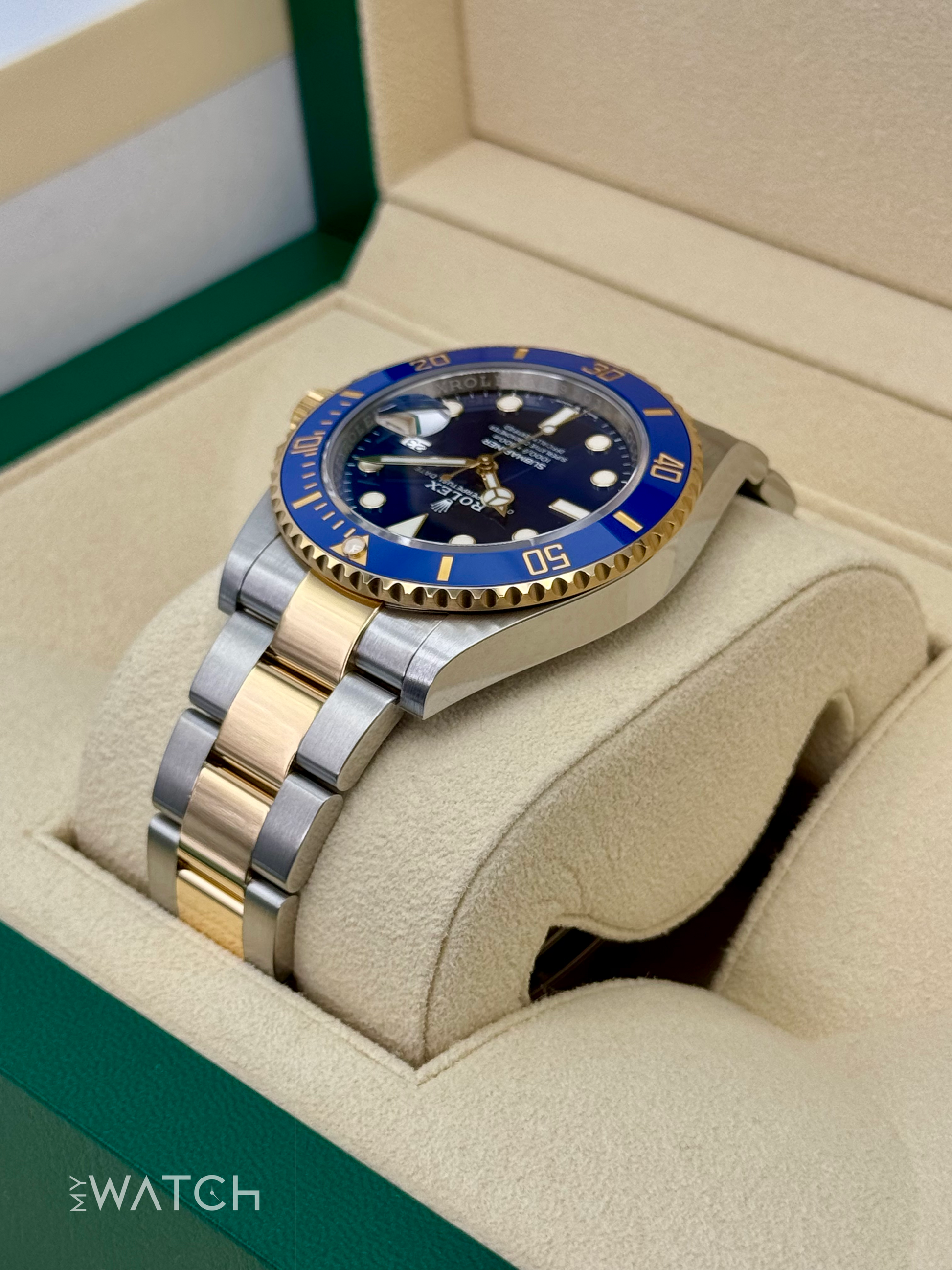 2021 Rolex Submariner "Bluesy" 41mm 126613LB Two-Tone Blue Dial - MyWatchLLC
