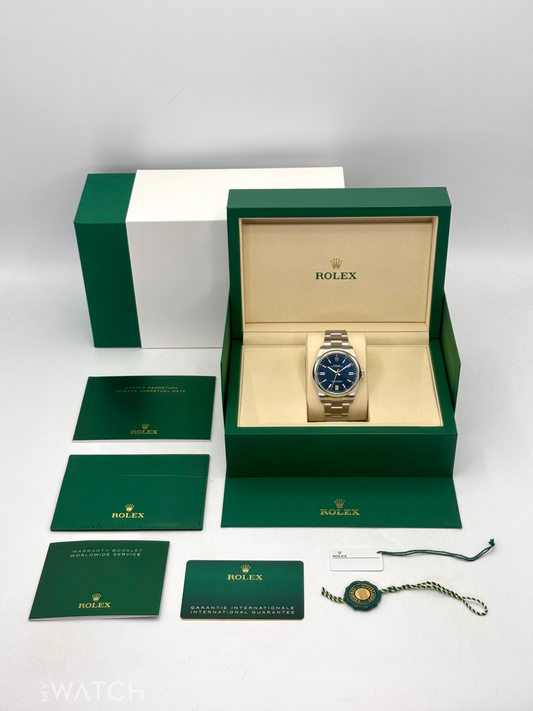NEW 2025 Rolex Oyster Perpetual 41mm 124300 Blue Dial - MyWatchLLC