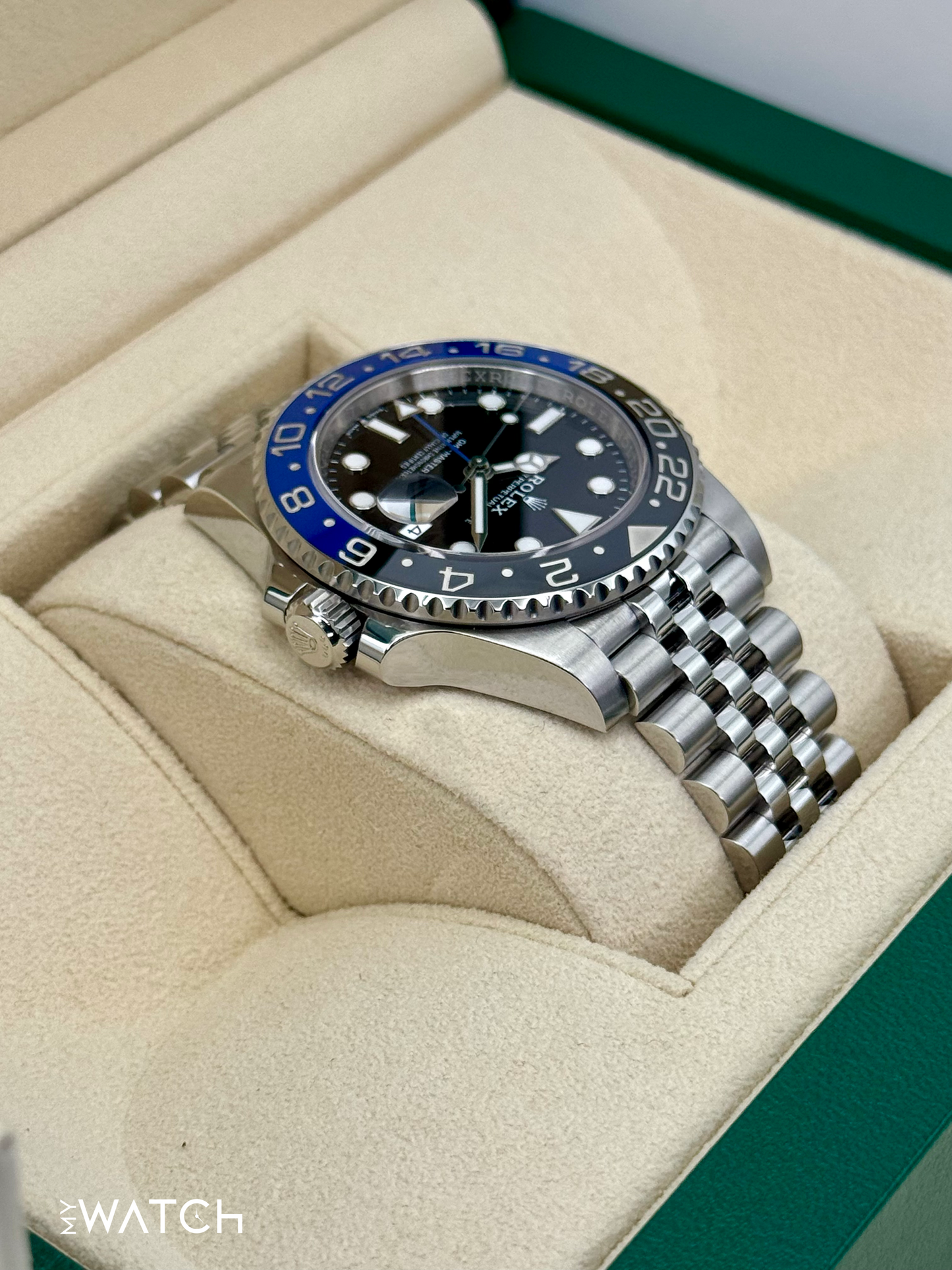 2023 Rolex GMT-Master II "Batgirl" 40mm 126710BLNR Jubilee Black Dial - MyWatchLLC