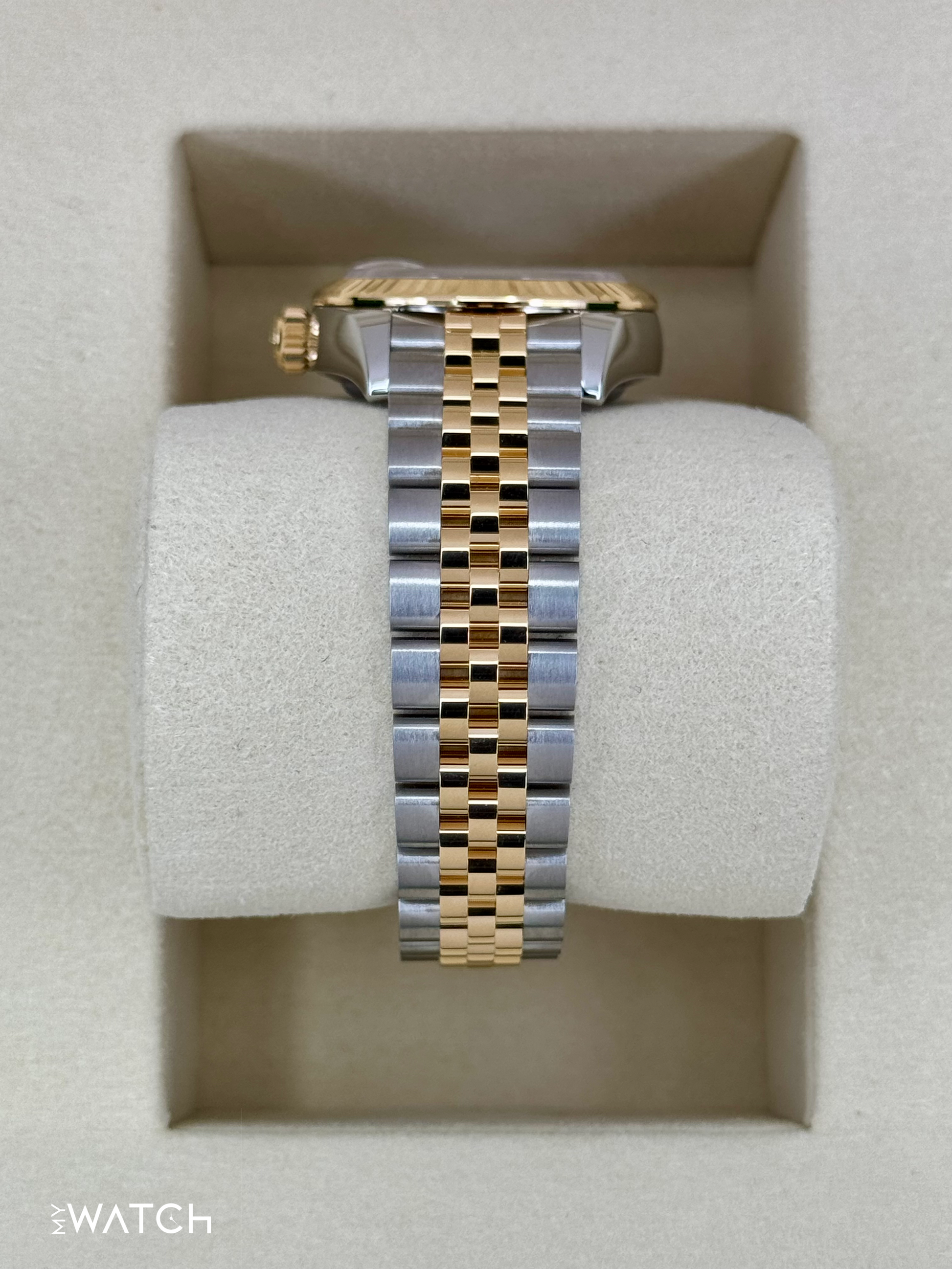 NEW 2025 Rolex Lady Datejust 28mm 279173 Jubilee Champagne Diamond Dial - MyWatchLLC