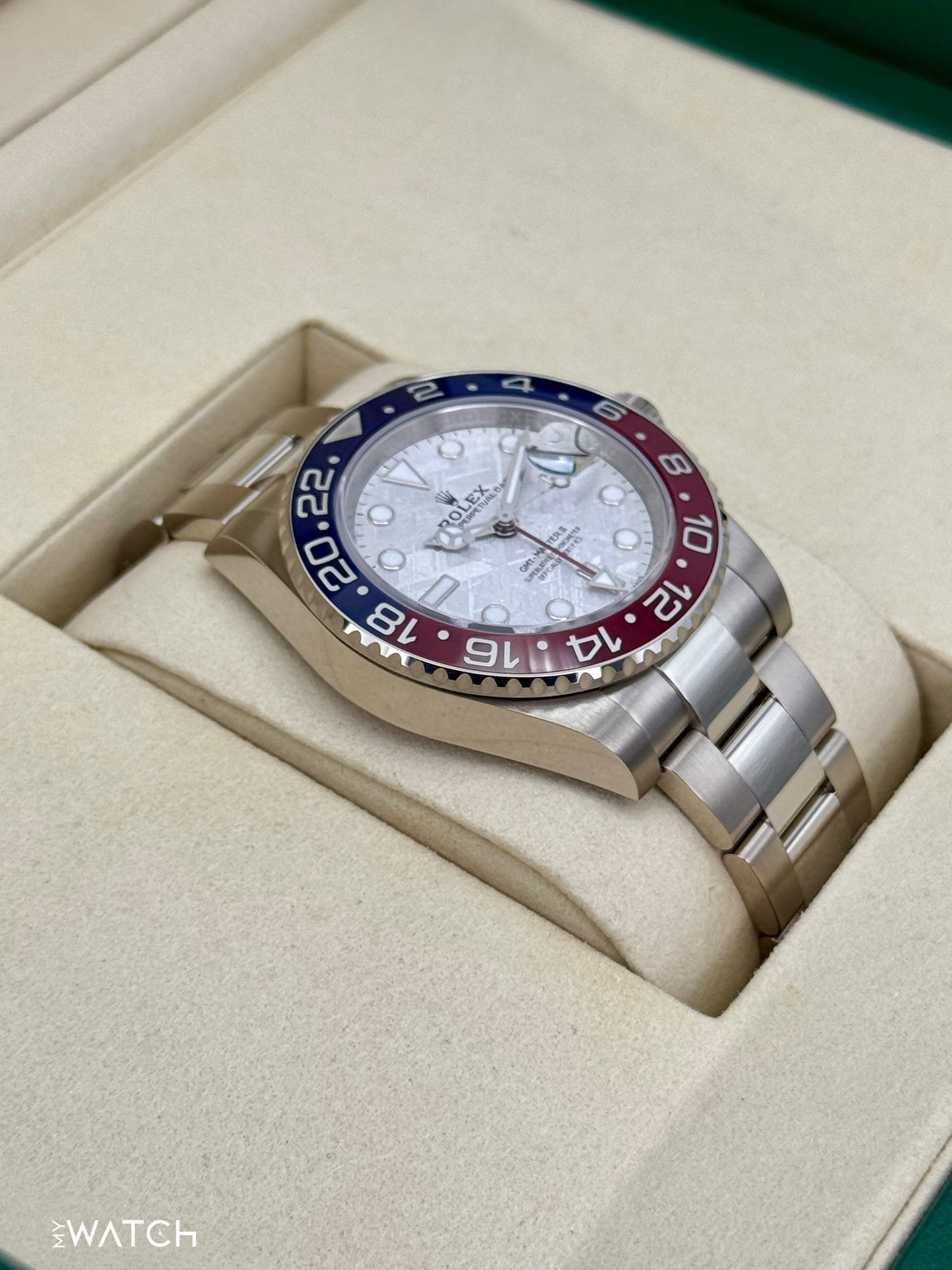 NEW 2025 Rolex GMT-Master II "Pepsi" 40mm 126719BLRO Meteorite Dial - MyWatchLLC