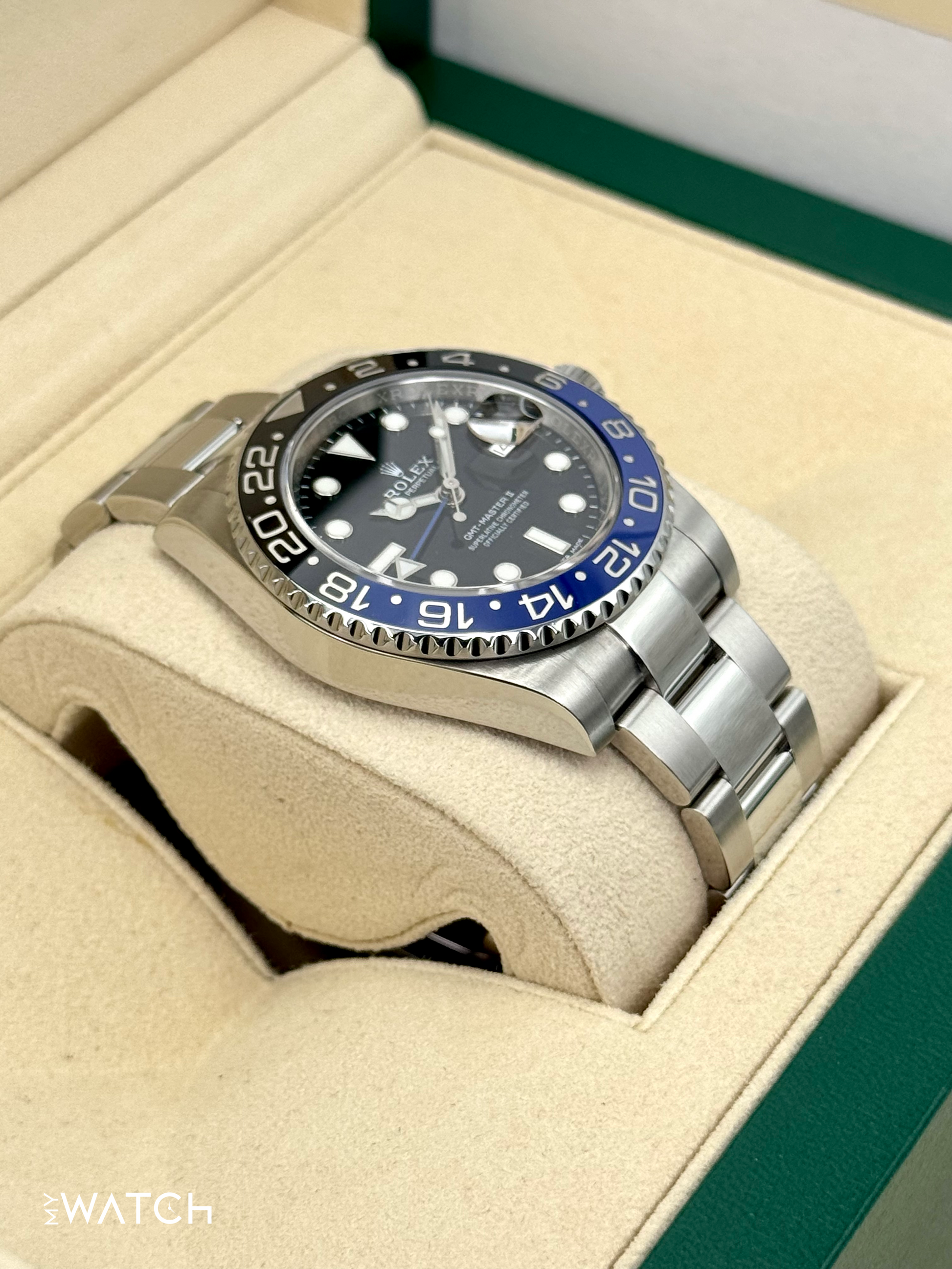 2016 Rolex GMT-Master II "Batman" 40mm 116710BLNR Oyster - MyWatchLLC
