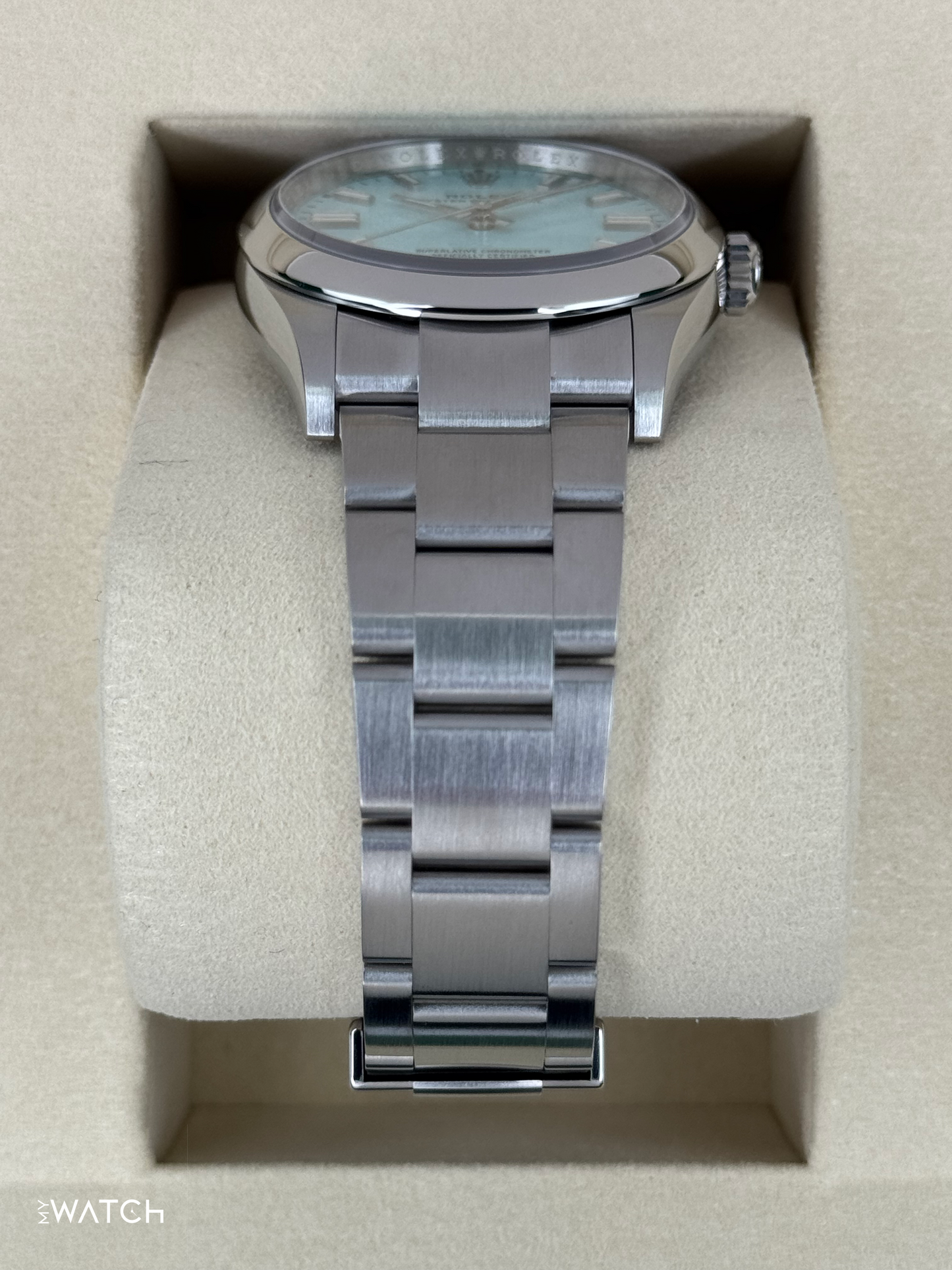 NEW 2025 Rolex Oyster Perpetual 36mm 126000 Tiffany Blue Dial - MyWatchLLC