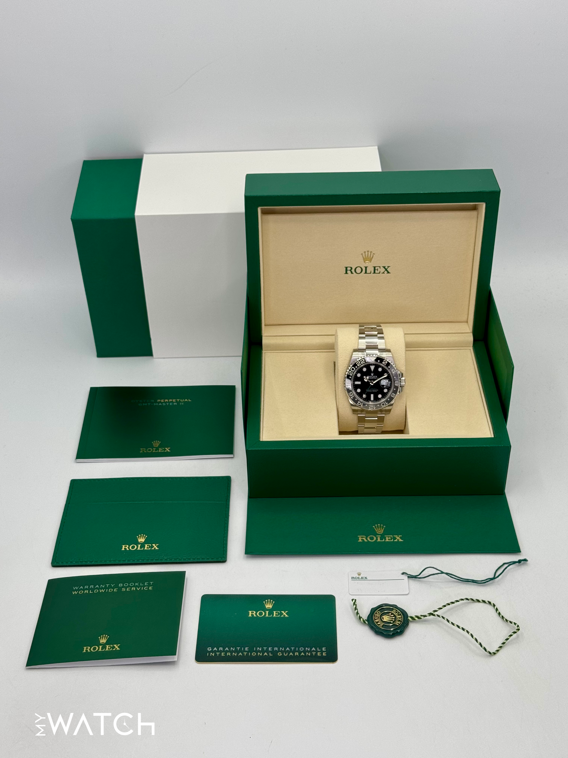 NEW 2025 Rolex GMT-Master II "Bruce Wayne" 40mm 126710GRNR Oyster - MyWatchLLC