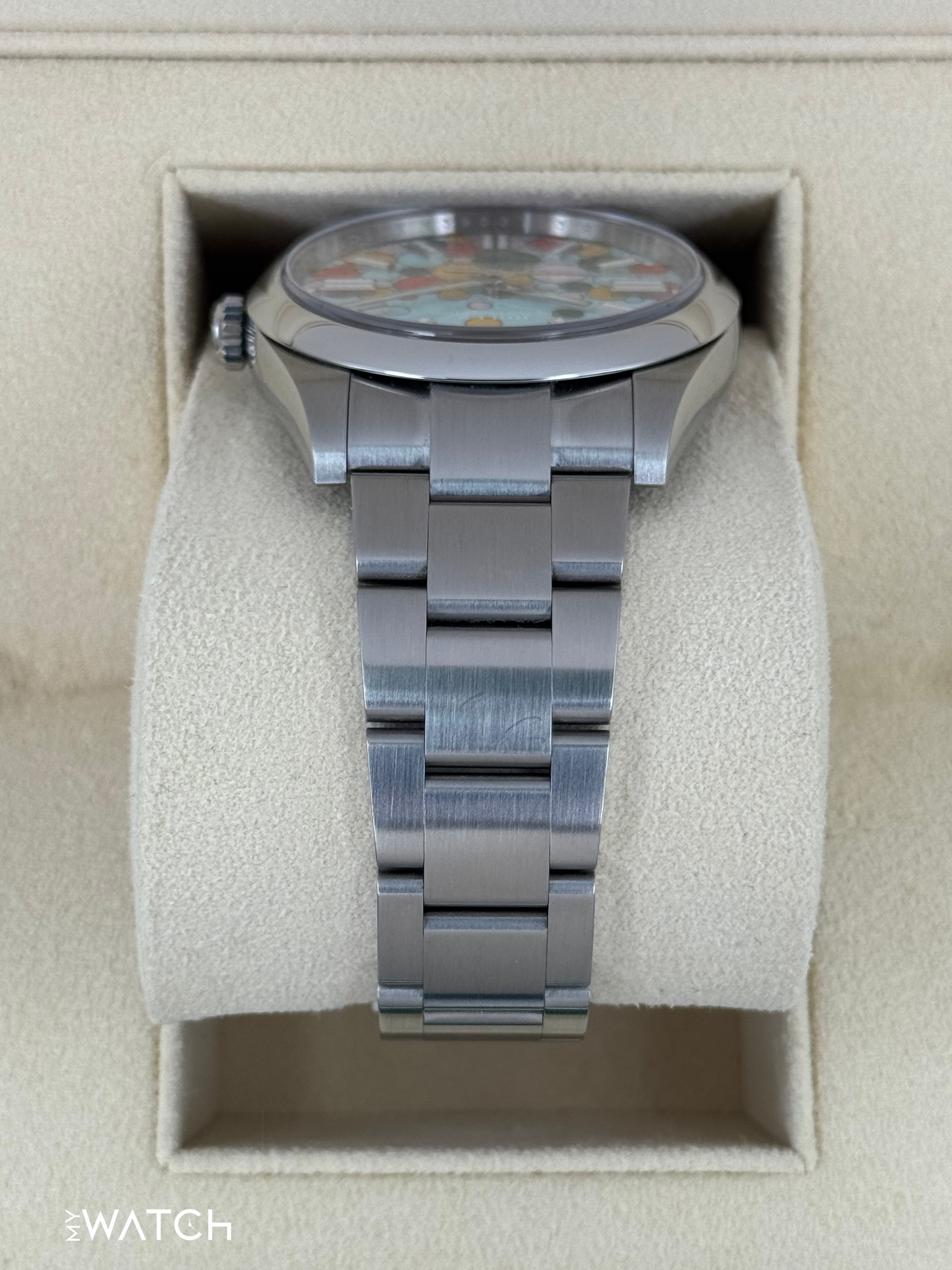 2024 Rolex Oyster Perpetual 41mm 124300 Celebration Dial - MyWatchLLC