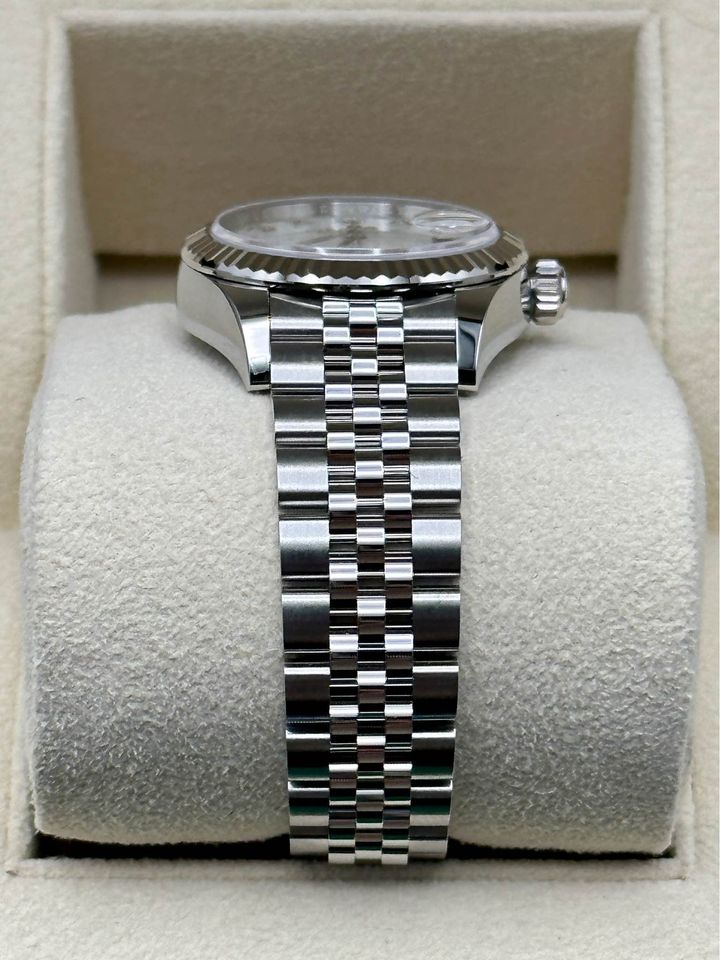 NEW 2022 Rolex Lady-Datejust 28mm 279174 Diamond Mother of Pearl Dial - MyWatchLLC