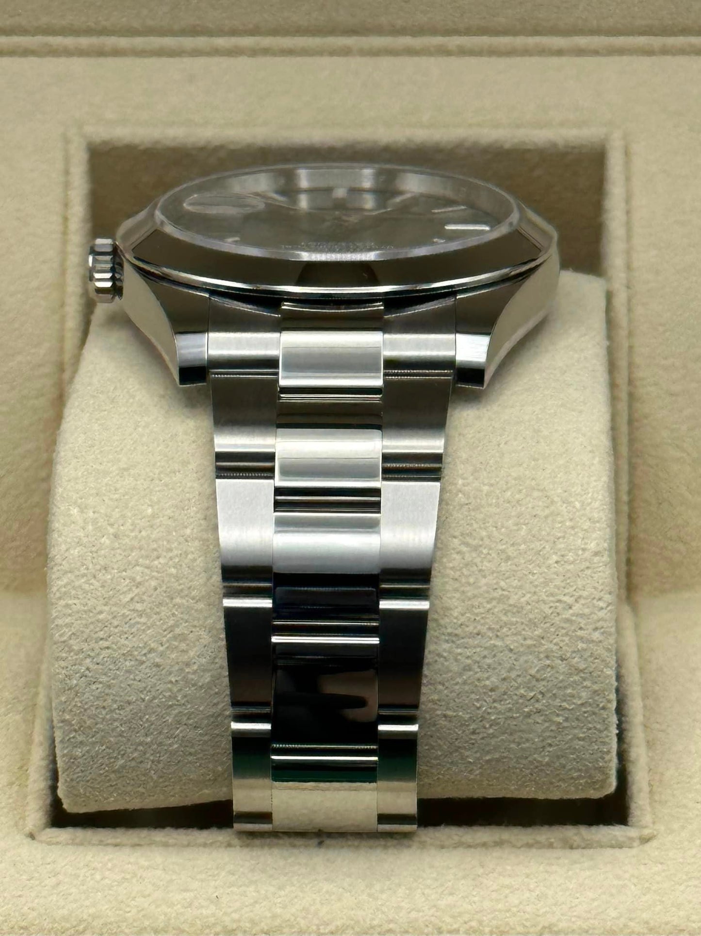 2022 Rolex Datejust 41mm 126300  Stainless Steel Mint Dial Oyster - MyWatchLLC