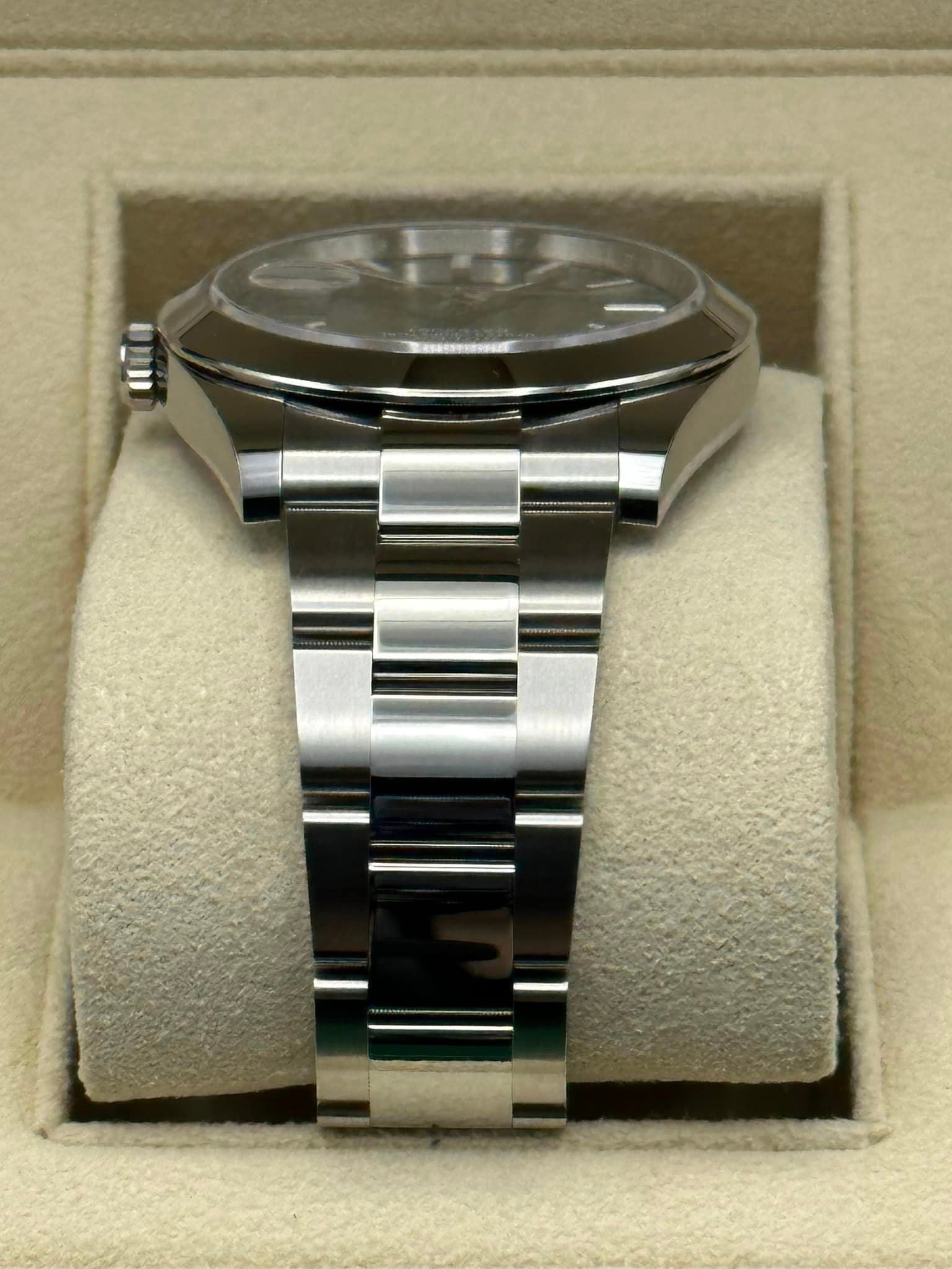 2022 Rolex Datejust 41mm 126300  Stainless Steel Mint Dial Oyster - MyWatchLLC