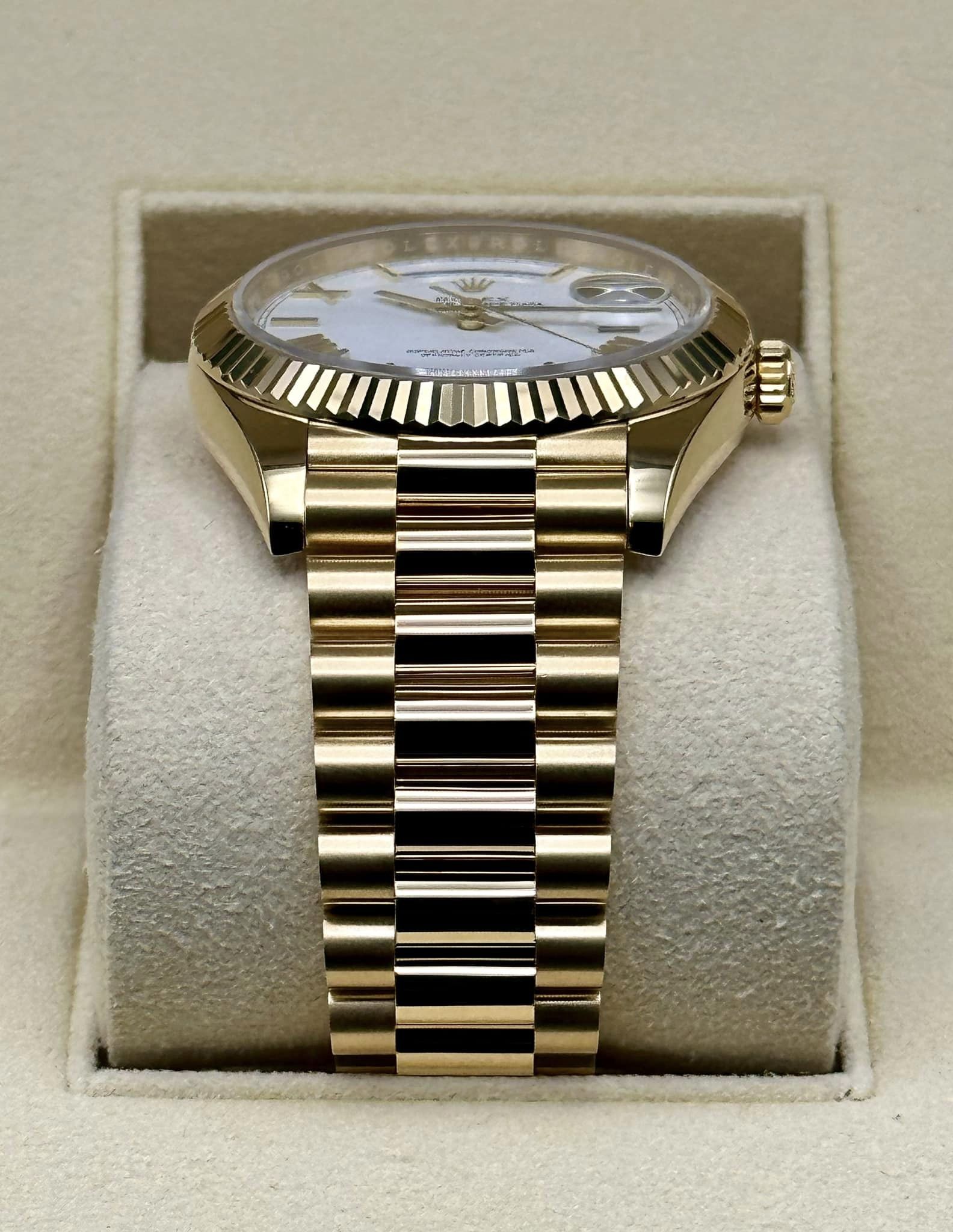 Rolex Day-Date 228238 White Roman Numeral Dial - MyWatchLLC