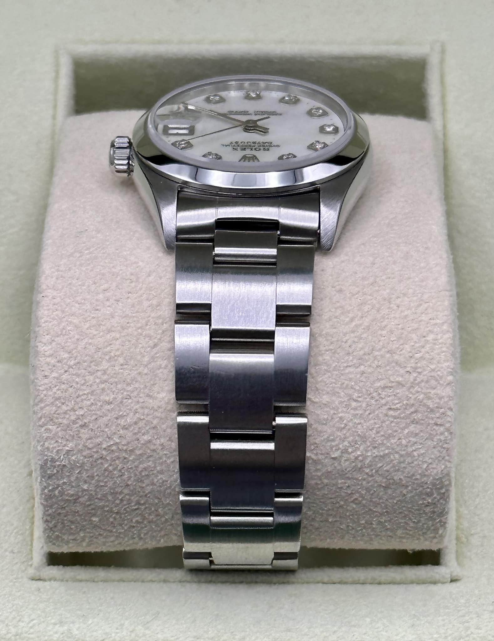 1998 Rolex Ladies Datejust 31mm 68240 Mother of Pearl Diamond Dial - MyWatchLLC