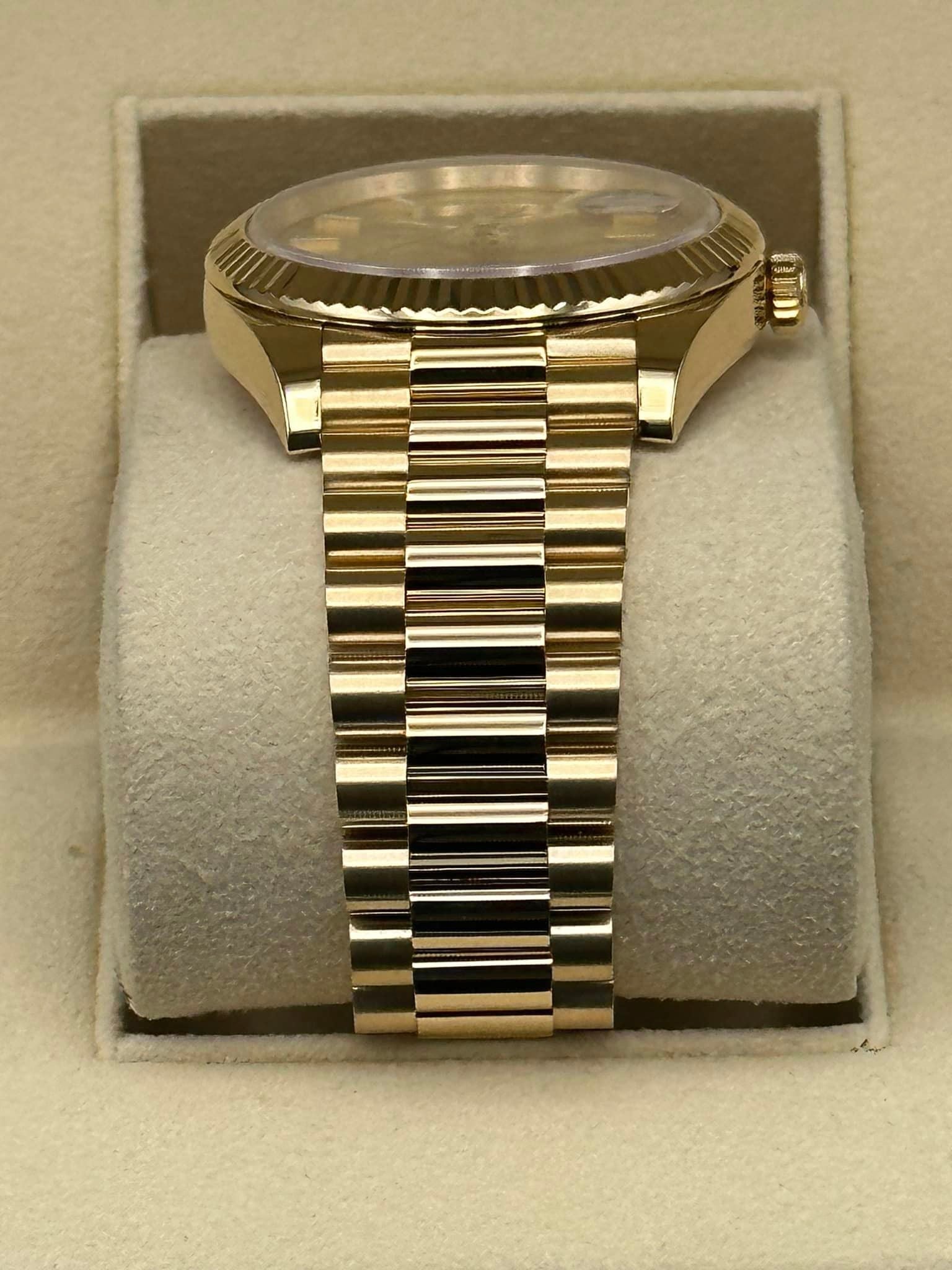 2020 Rolex Day-Date 40mm 228238 Yellow Gold Champagne Dial - MyWatchLLC