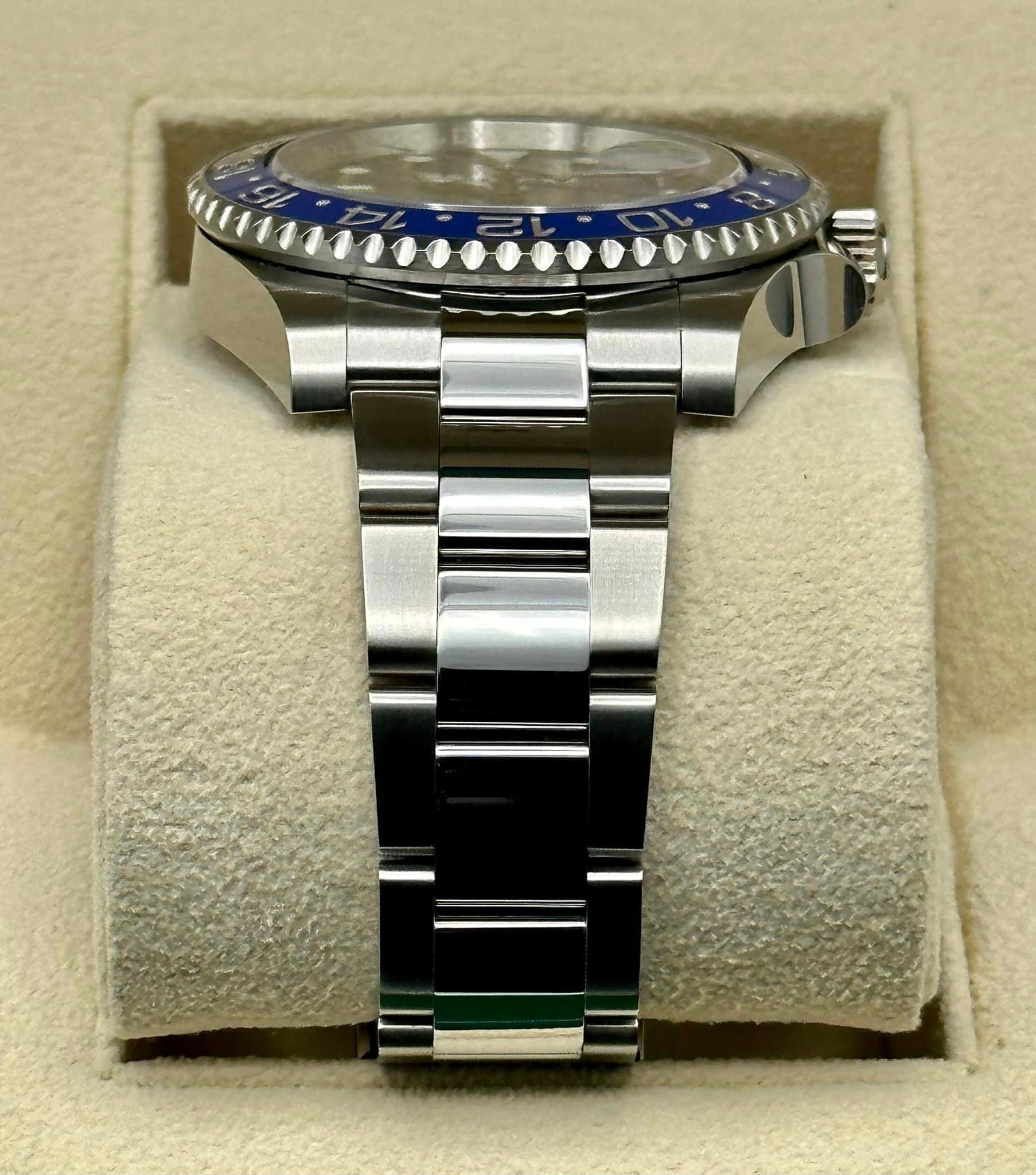New 2023 GMT-Master II "Batman" 126710BLNR Stainless Steel Oyster - MyWatchLLC