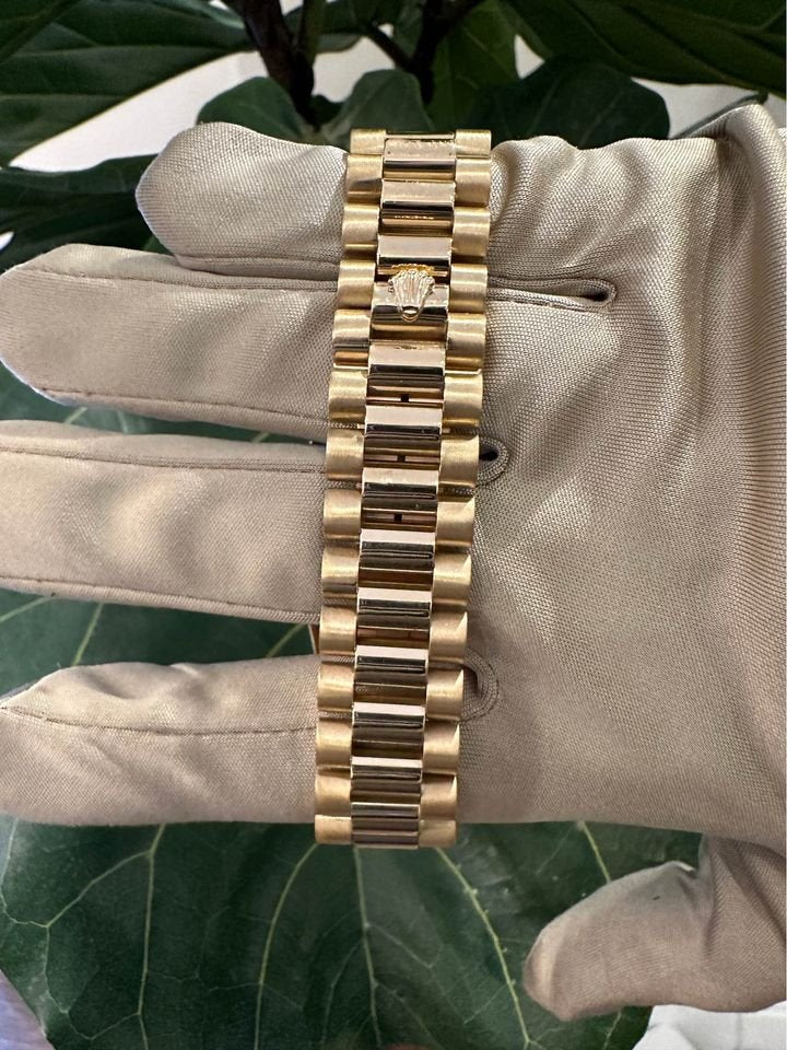 1995 Rolex Day-Date 36mm 18238 18ct Yellow Gold Rare Myriad Dial - MyWatchLLC