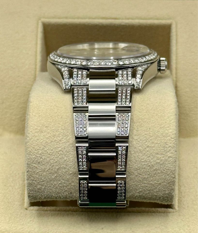 Rolex Datejust 41mm 126300 Stainless Steel with Diamonds Oyster - MyWatchLLC