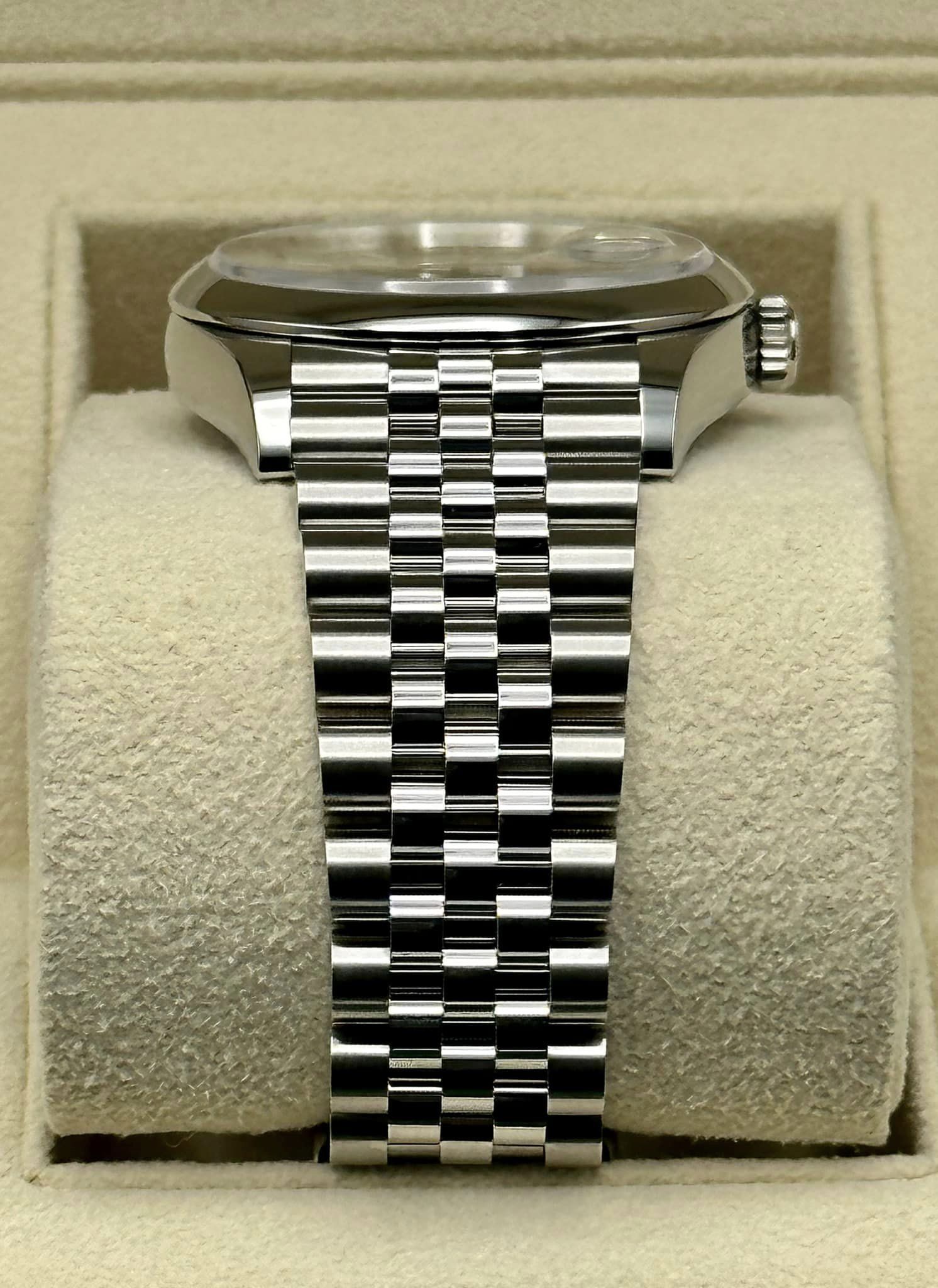 New Rolex 2023 Datejust 36mm Stainless Steel Mint Green Jubilee - MyWatchLLC