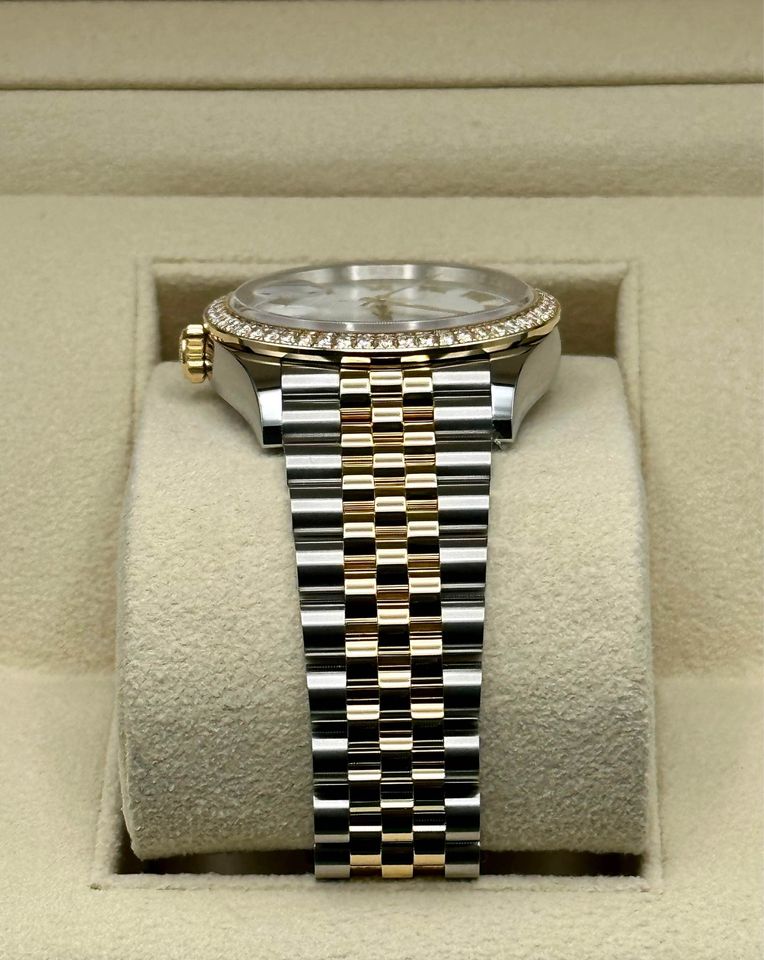 2023 Rolex Datejust 36mm 126283RBR Two-Tone Diamond Bezel - MyWatchLLC