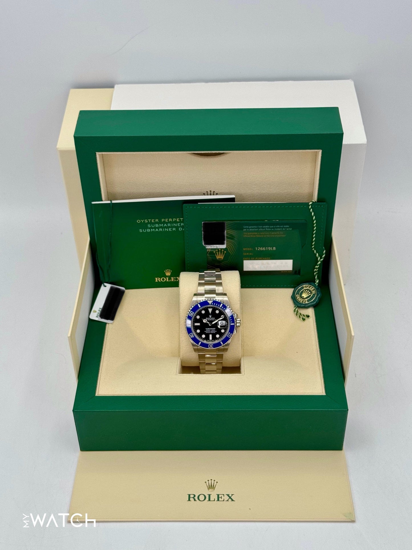 2024 Rolex Submariner “Cookie Monster â€?41mm 126619LB White Gold Black Dial - MyWatchLLC