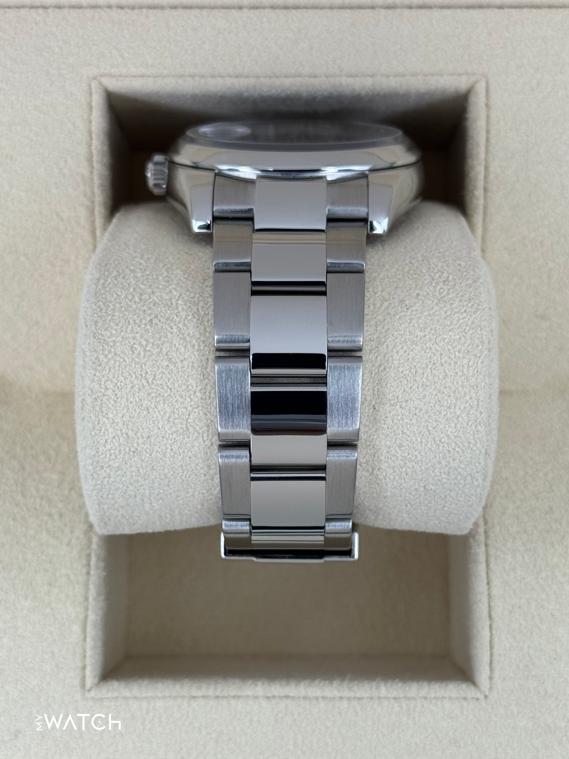 2024 CPO Rolex Oyster Perpetual Date 34mm 115200 Black Dial - MyWatchLLC