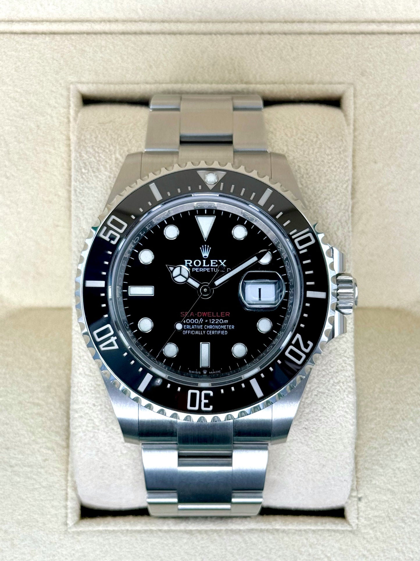 2022 Rolex Sea-Dweller 43mm 126600 Stainless Steel Black Dial - MyWatchLLC