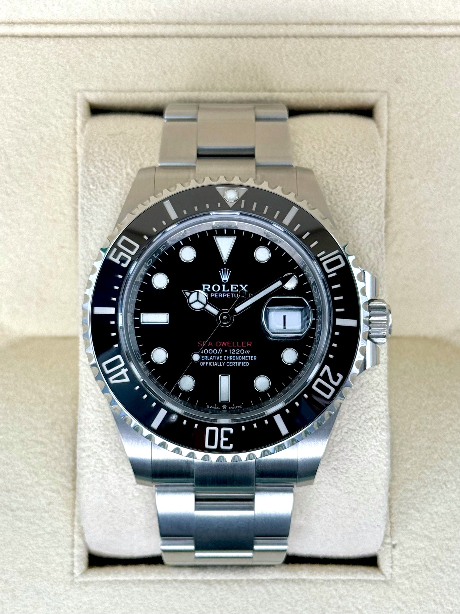 2022 Rolex Sea-Dweller 43mm 126600 Stainless Steel Black Dial - MyWatchLLC