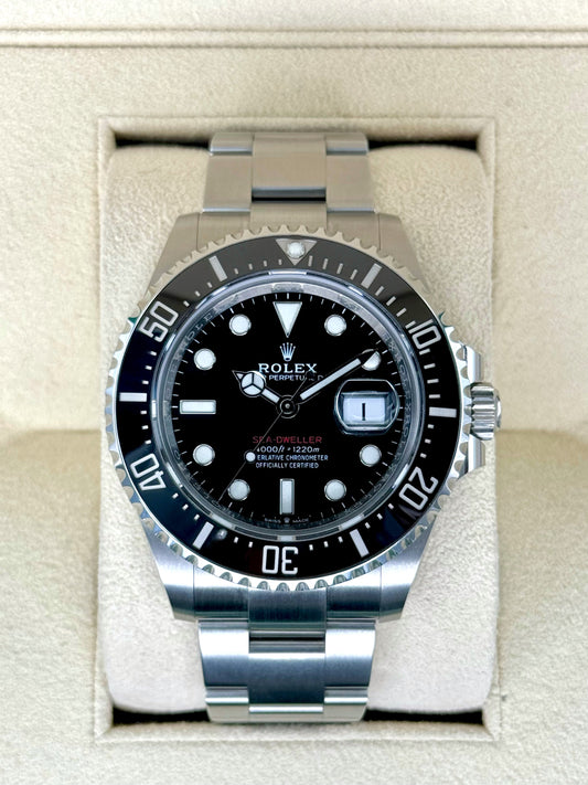 2022 Rolex Sea-Dweller 43mm 126600 Stainless Steel Black Dial - MyWatchLLC