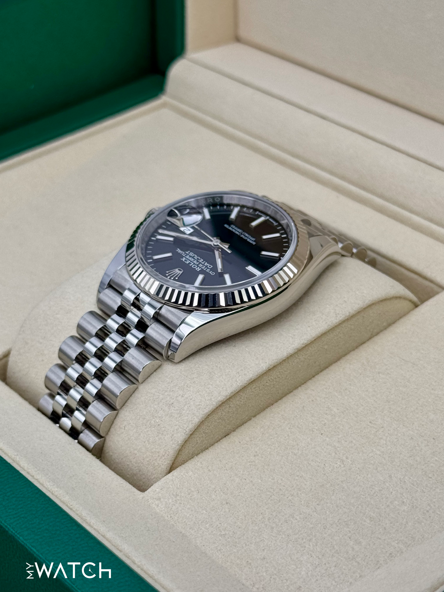 NEW 2025 Rolex Datejust 36mm 126234 Stainless Steel Jubilee Black Dial - MyWatchLLC