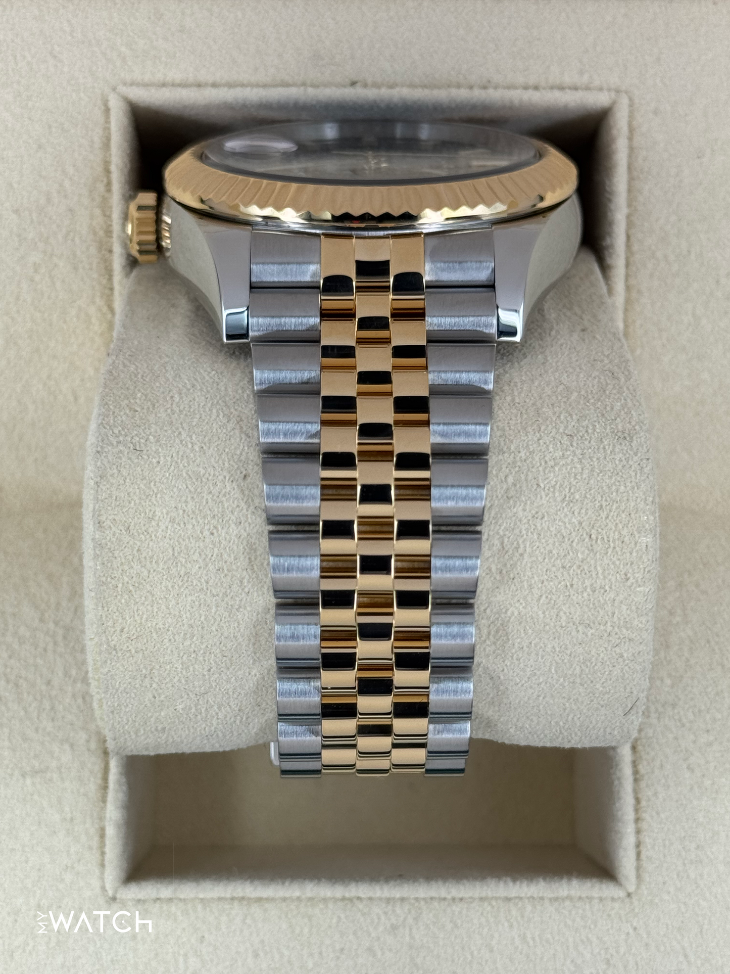 2022 Rolex Sky-Dweller 42mm 326933 Two-Tone Jubilee Black Dial - MyWatchLLC