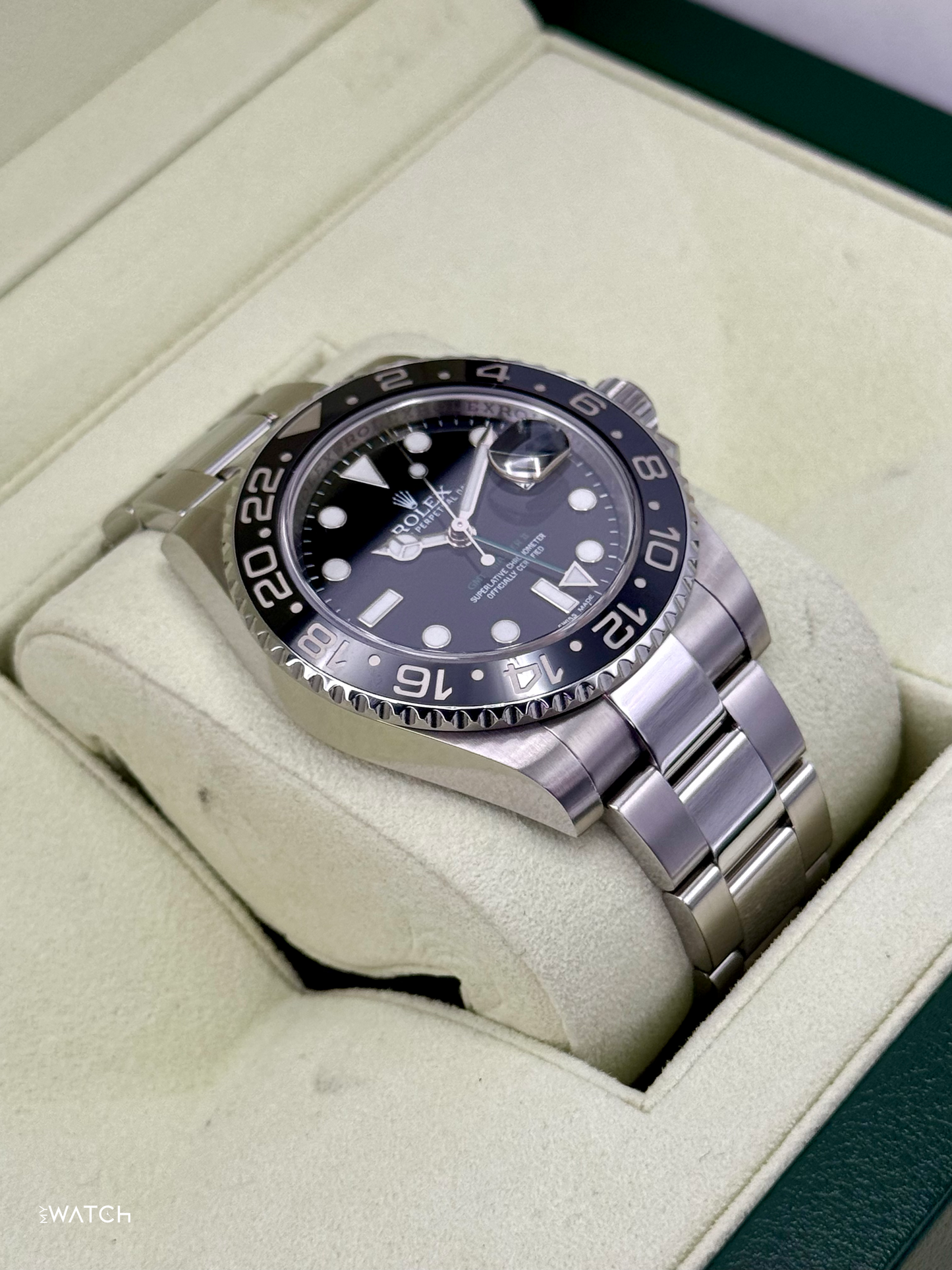 2013 Rolex GMT-Master II 40mm 116710LN Stainless Steel Black Dial - MyWatchLLC