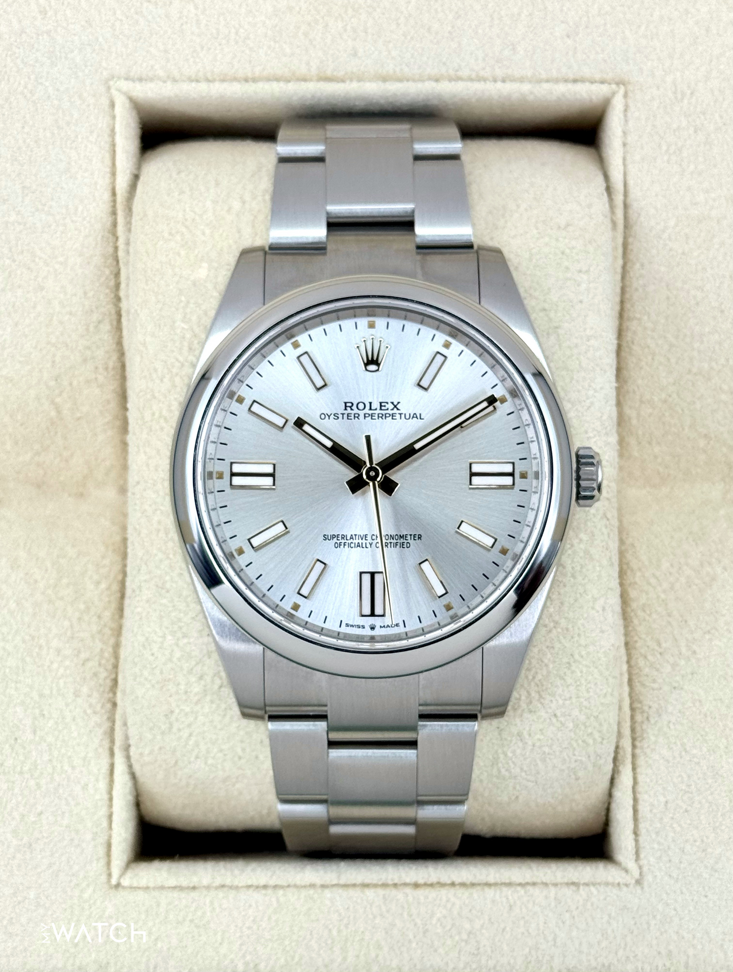 NEW 2025 Rolex Oyster Perpetual 41mm 124300 Silver Dial - MyWatchLLC