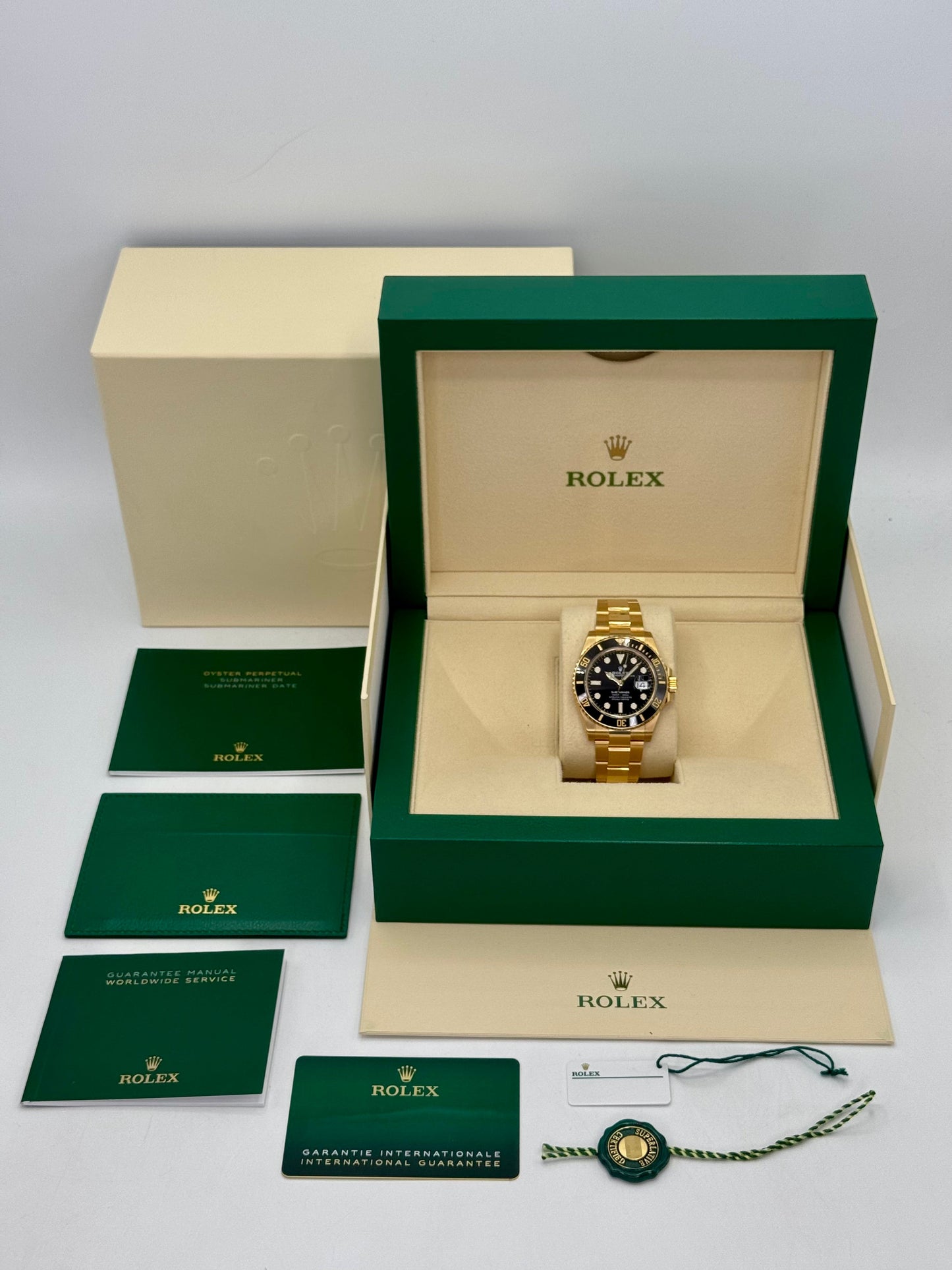 2021 Rolex Submariner 41mm 126618LN Yellow Gold Black Dial - MyWatchLLC