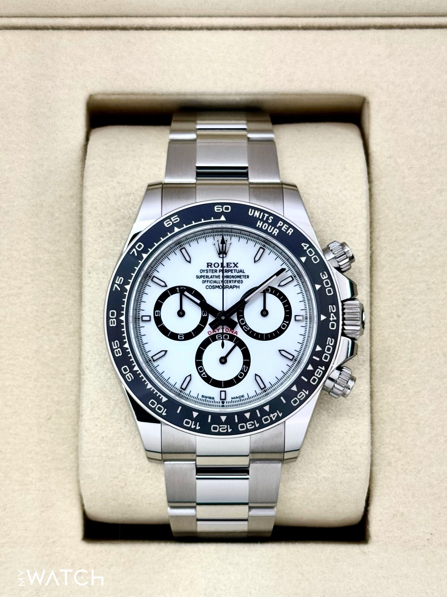 NEW 2025 Rolex Daytona 40mm 126500LN Stainless Steel Panda Dial - MyWatchLLC