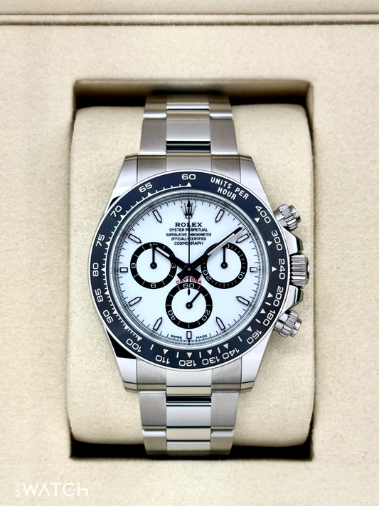 NEW 2025 Rolex Daytona 40mm 126500LN Stainless Steel Panda Dial - MyWatchLLC