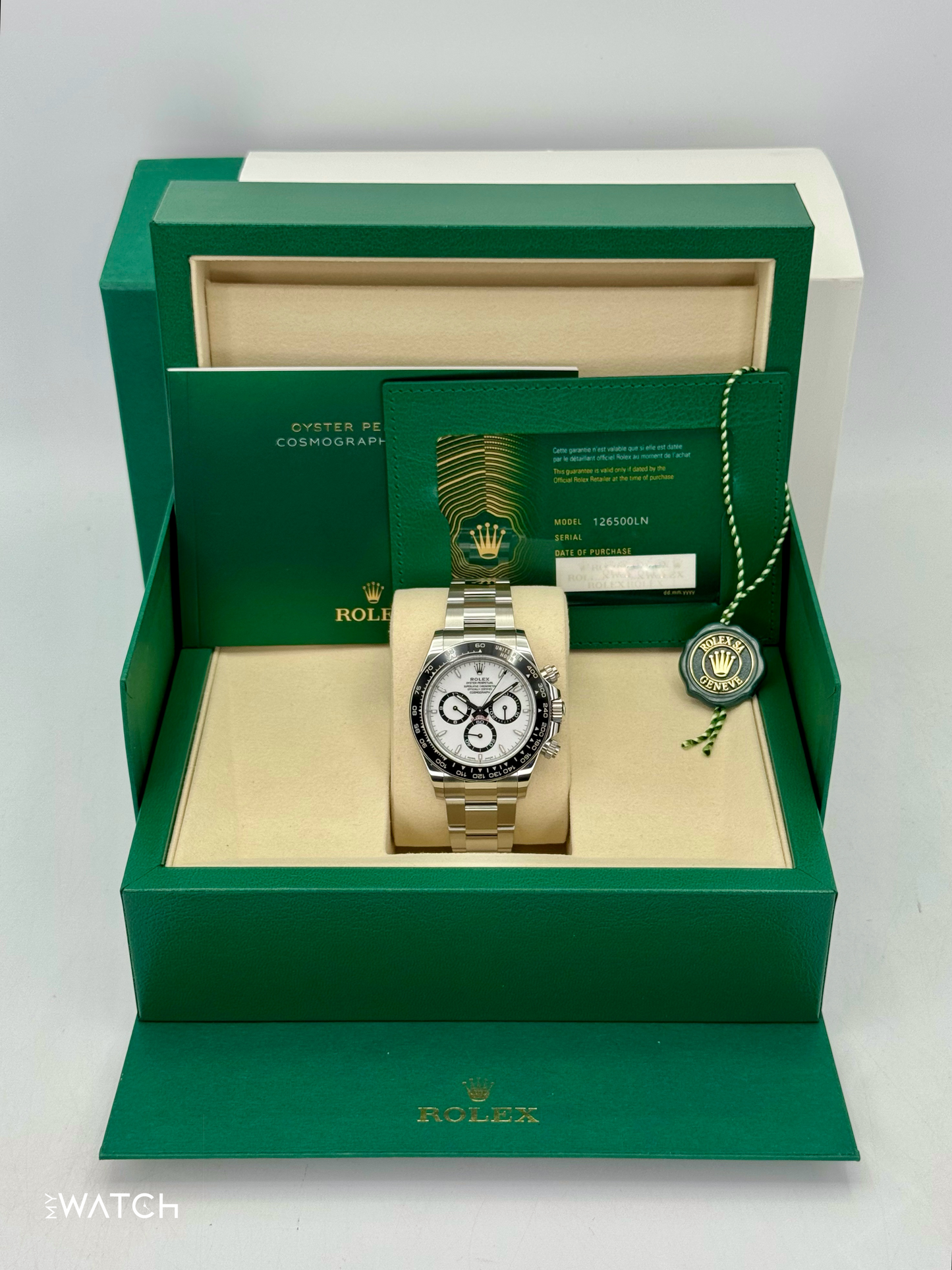 2025 Rolex Daytona 40mm 126500LN Stainless Steel Panda Dial - MyWatchLLC