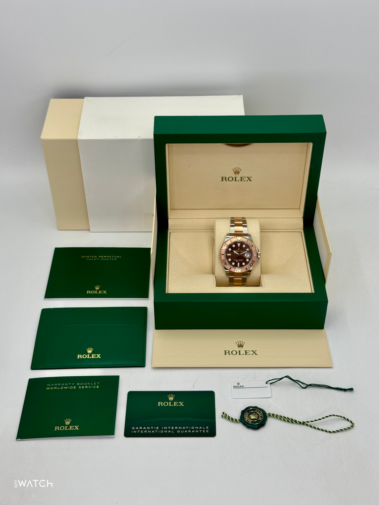 2023 Rolex Yacht-Master 40mm 126621 Two-Tone Chocolate Dial - MyWatchLLC