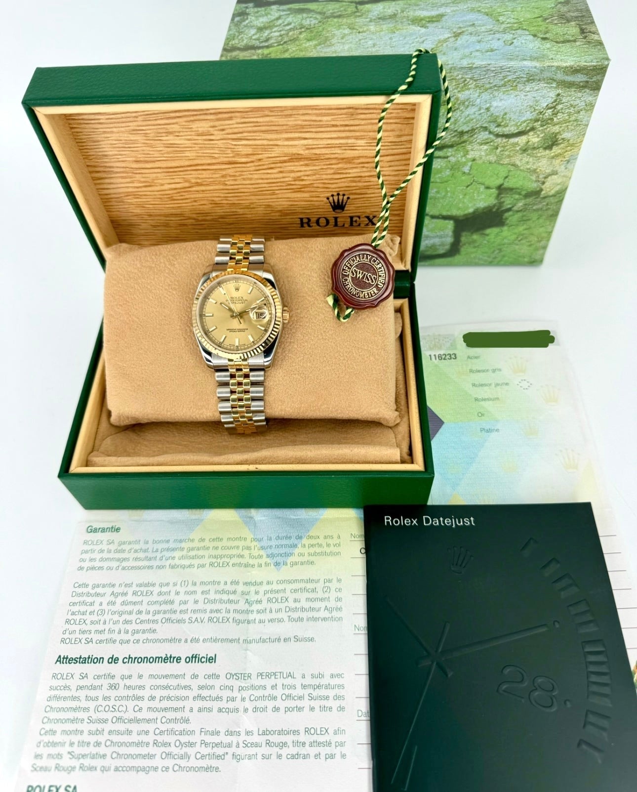 2005 Rolex Datejust 36mm 116233 Two-Tone Jubilee Champagne Dial - MyWatchLLC