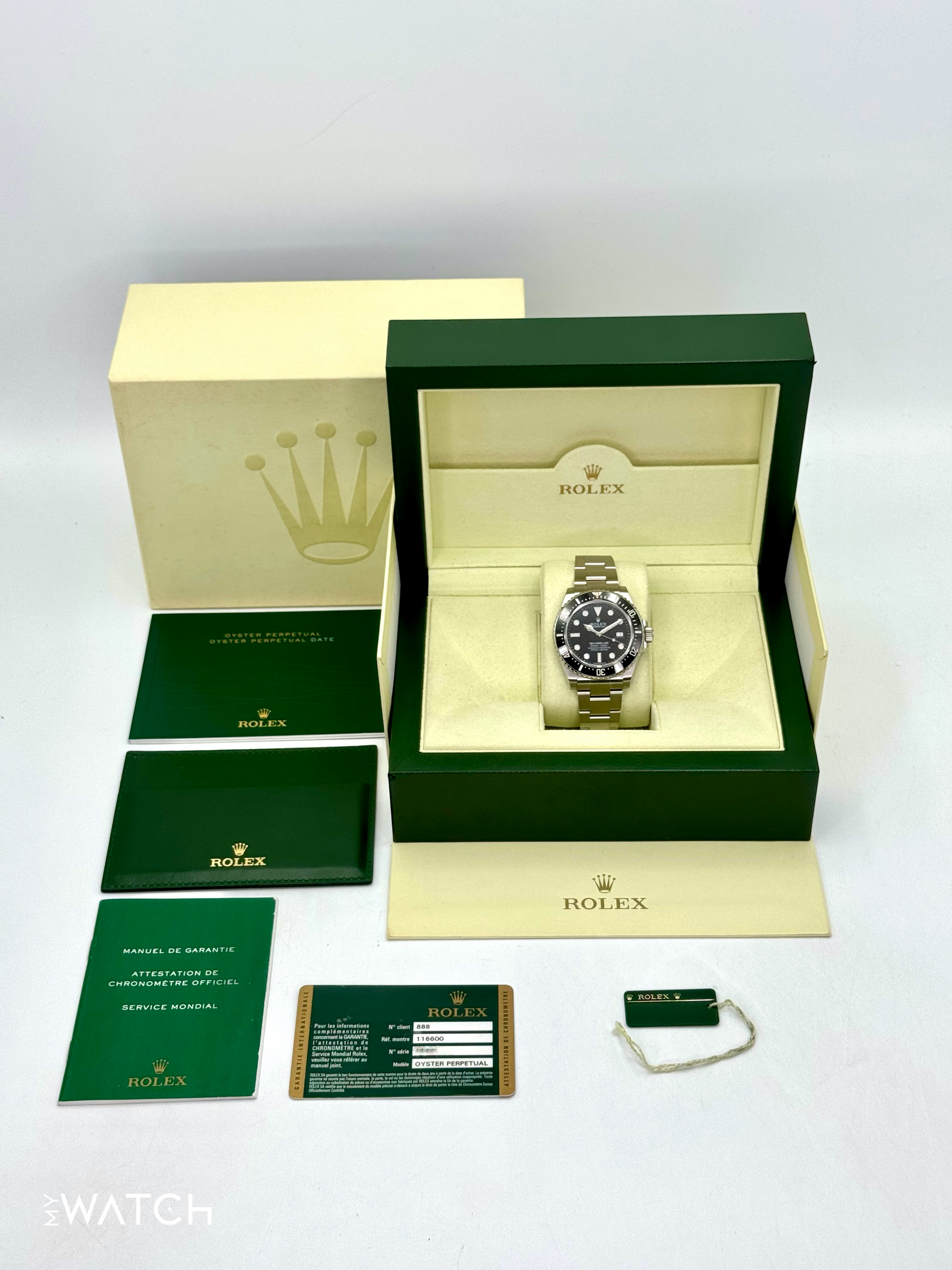 2014 Rolex Sea-Dweller 4000 "SD4K" 40mm 116600 Black Dial - MyWatchLLC