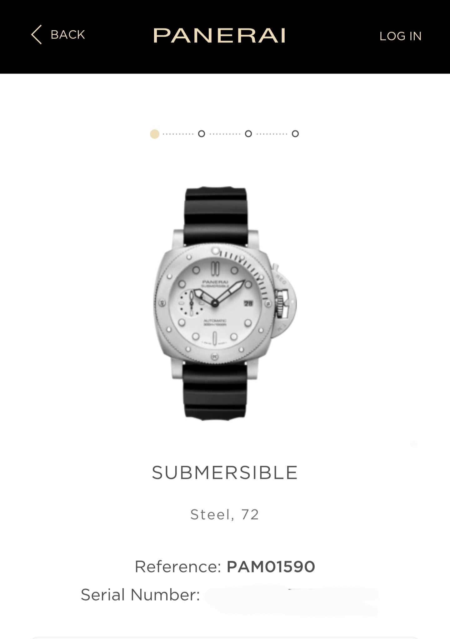 NEW 2025 Panerai Submersible 42mm PAM01590 Stainless Steel White Dial - MyWatchLLC