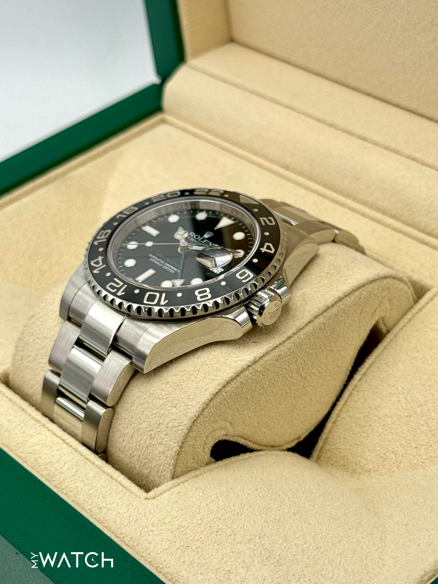 2014 Rolex GMT-Master II 40mm 116710LN Stainless Steel Black Dial - MyWatchLLC
