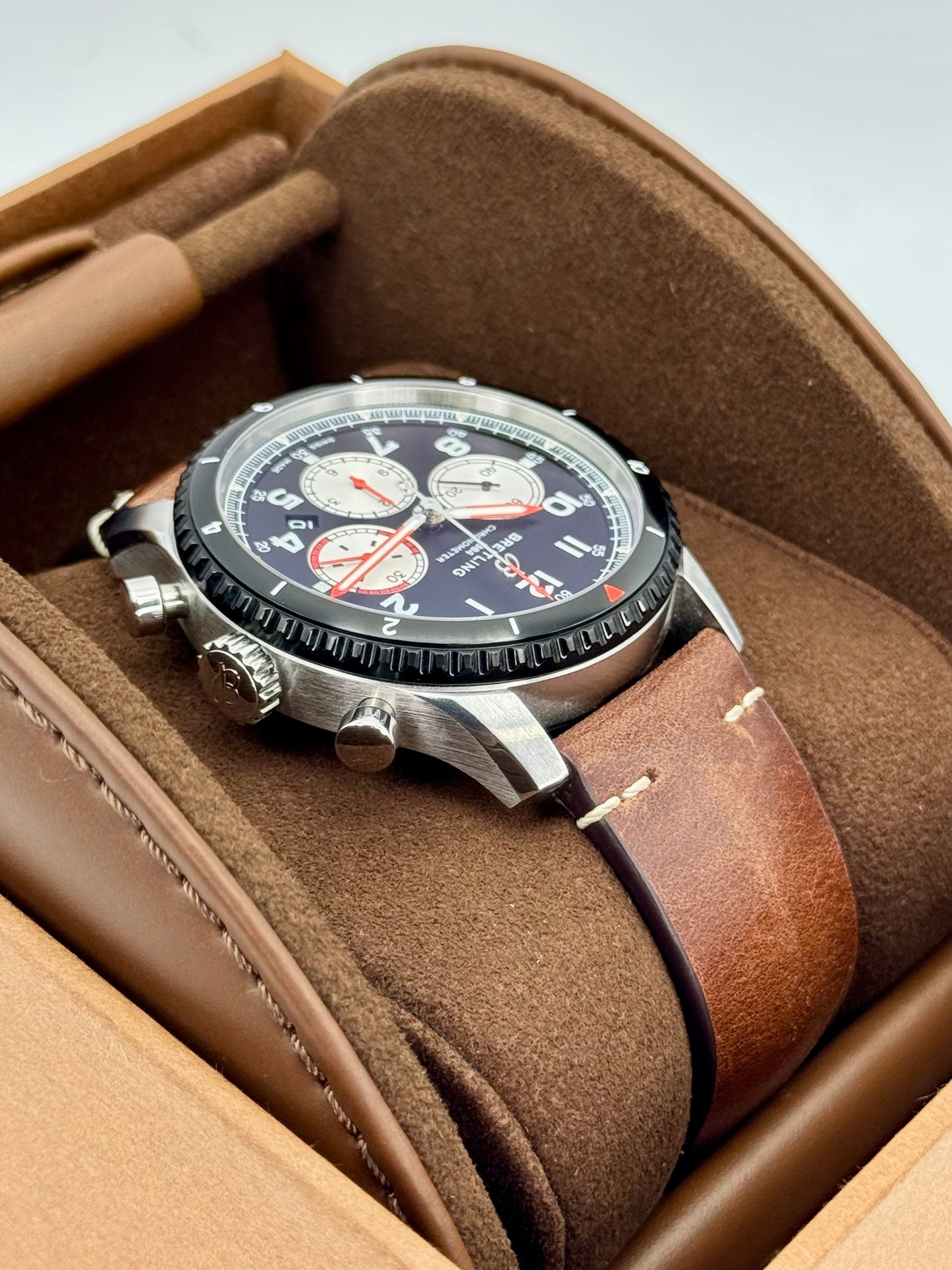 Breitling Aviator 8 B1 Chrono 43mm AB01194 Stainless Steel Black Dial - MyWatchLLC