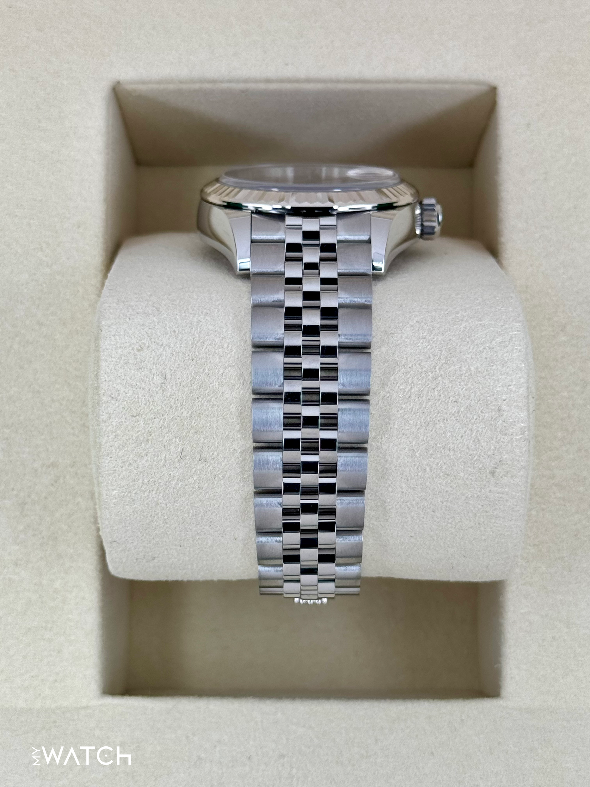 NEW 2025 Rolex Lady Datejust 28mm 279174 Stainless Steel Jubilee Pink Dial - MyWatchLLC