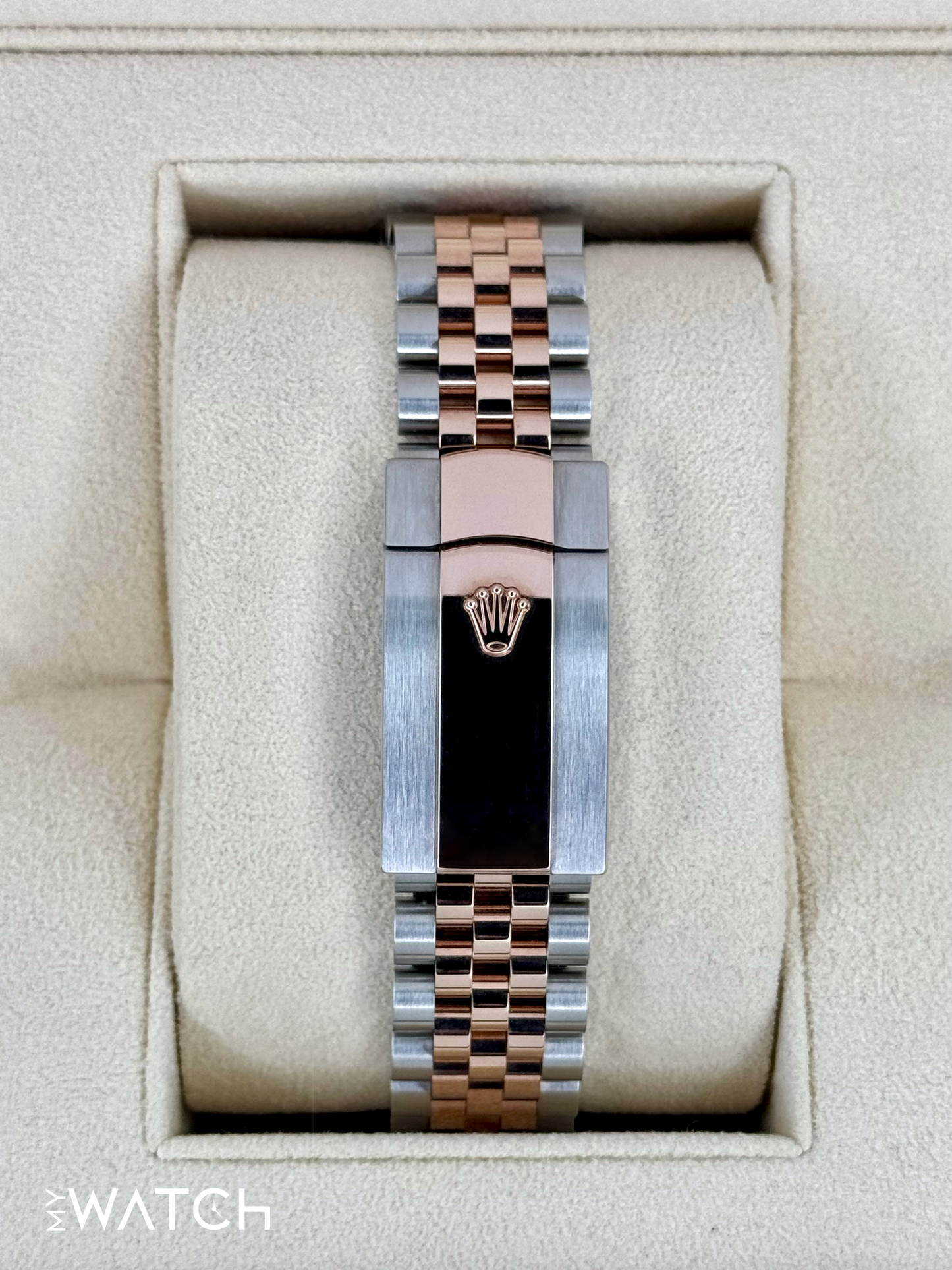 NEW 2024 Rolex Datejust 41mm 126331 Two-Tone Rose Gold Chocolate Dial - MyWatchLLC