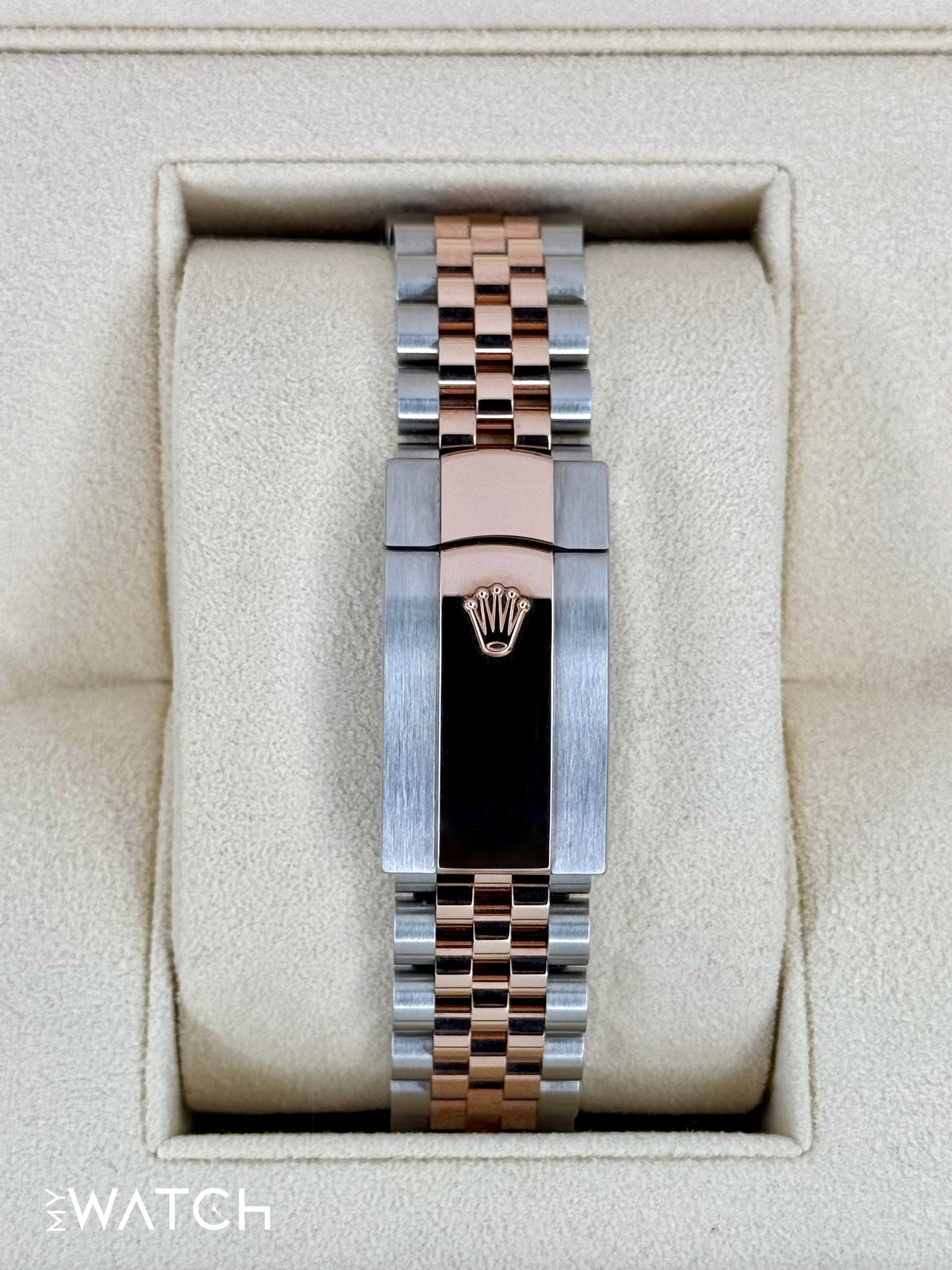 NEW 2024 Rolex Datejust 41mm 126331 Two-Tone Rose Gold Chocolate Dial - MyWatchLLC