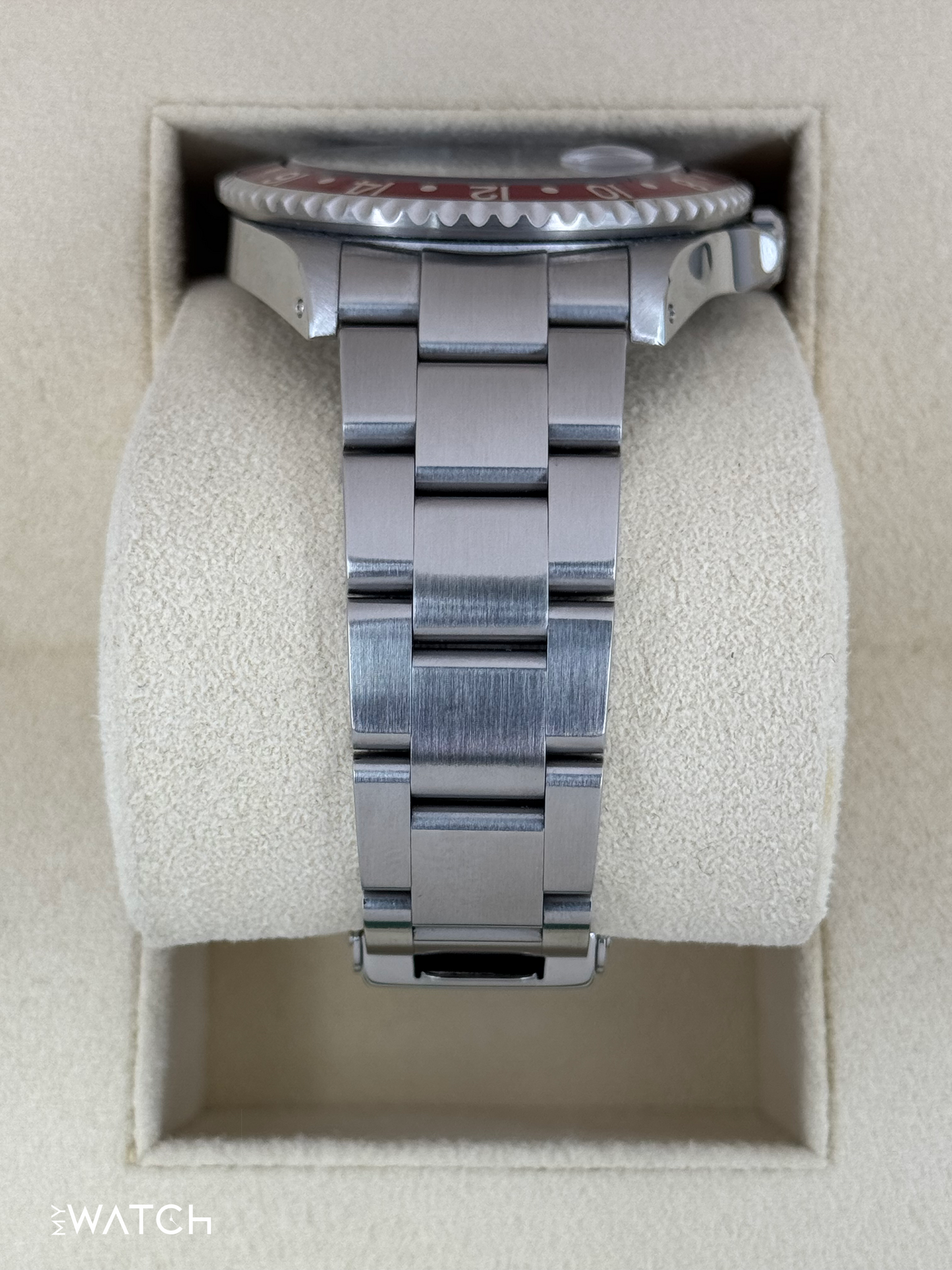 2001 Rolex GMT Master II "Coke" 40mm 16710 Stainless Steel Oyster Black Dial - MyWatchLLC