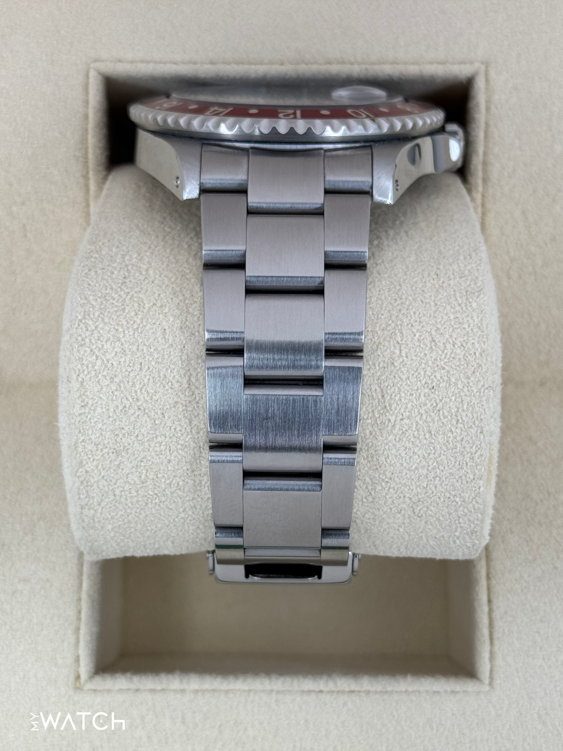 2001 Rolex GMT Master II "Coke" 40mm 16710 Stainless Steel Oyster Black Dial - MyWatchLLC