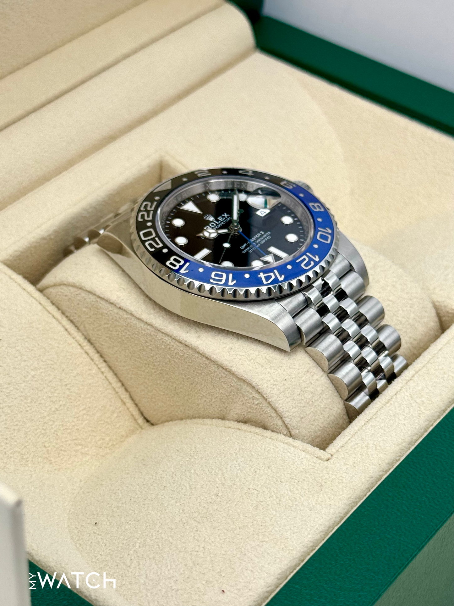 2023 Rolex GMT-Master II "Batgirl" 40mm 126710BLNR Jubilee Black Dial - MyWatchLLC
