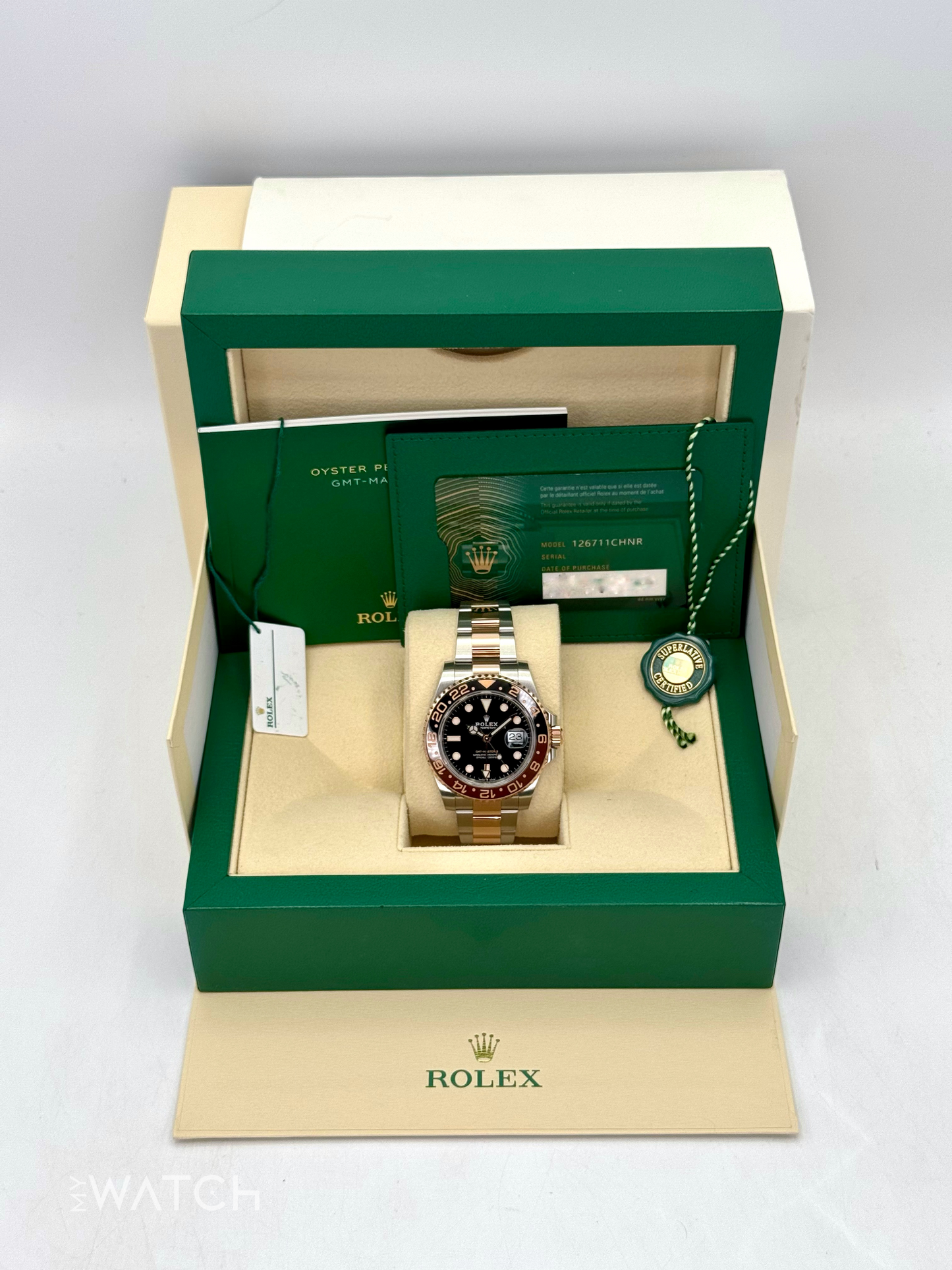 2022 Rolex GMT-Master II "Rootbeer" 40mm 126711CHNR Two-Tone - MyWatchLLC