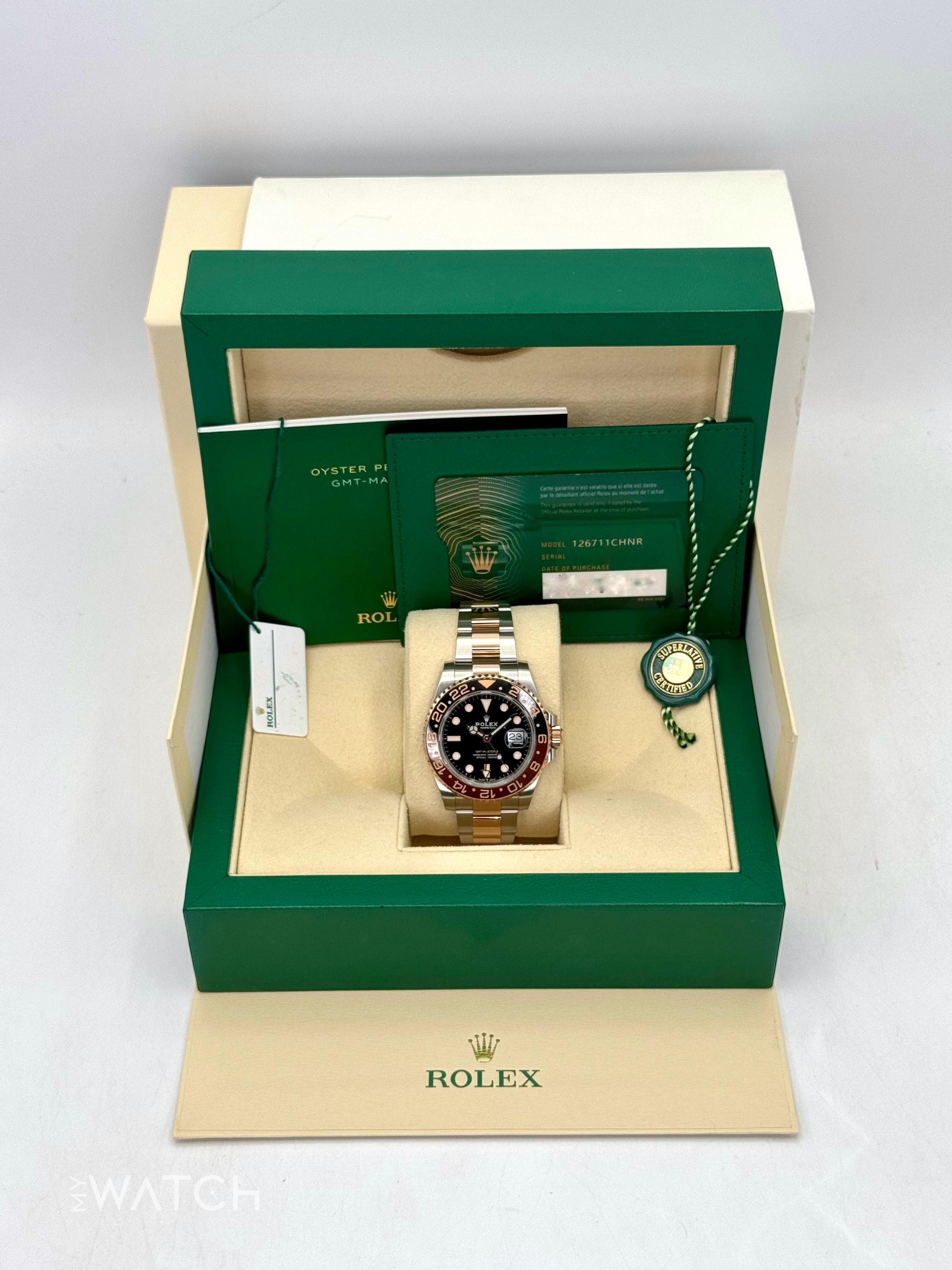 2022 Rolex GMT-Master II "Rootbeer" 40mm 126711CHNR Two-Tone - MyWatchLLC