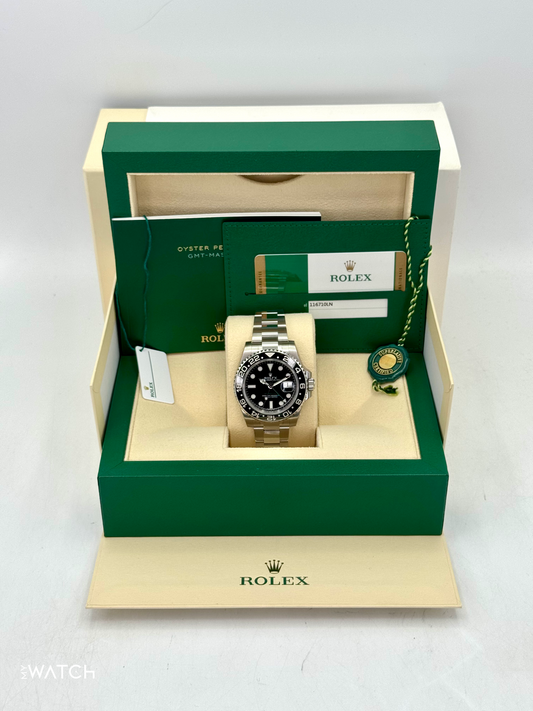 2017 Rolex GMT-Master II 40mm 116710LN Stainless Steel Black Dial (STICKERED) - MyWatchLLC