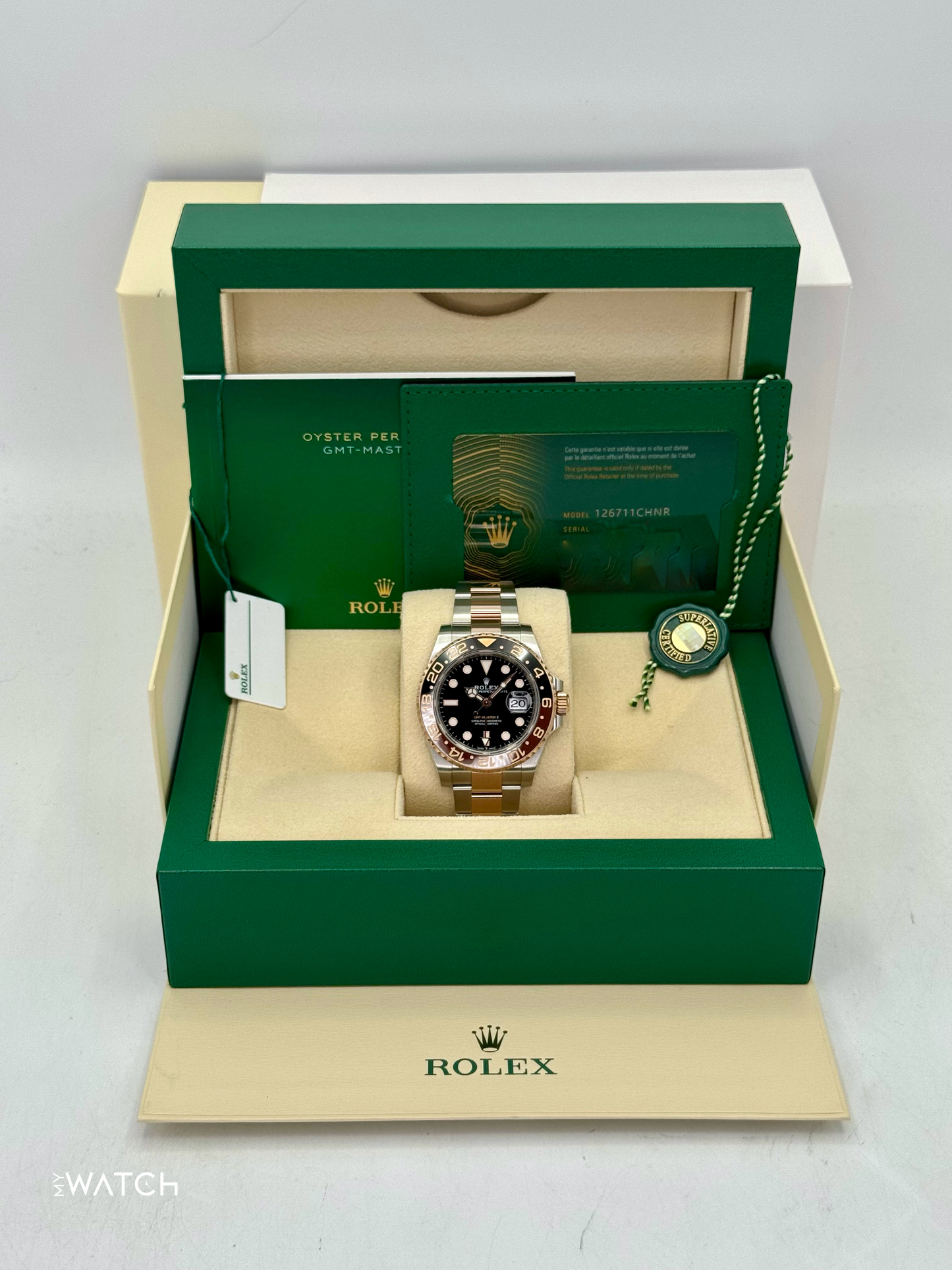 2024 Rolex GMT-Master II "Rootbeer" 40mm 126711CHNR Two-Tone - MyWatchLLC