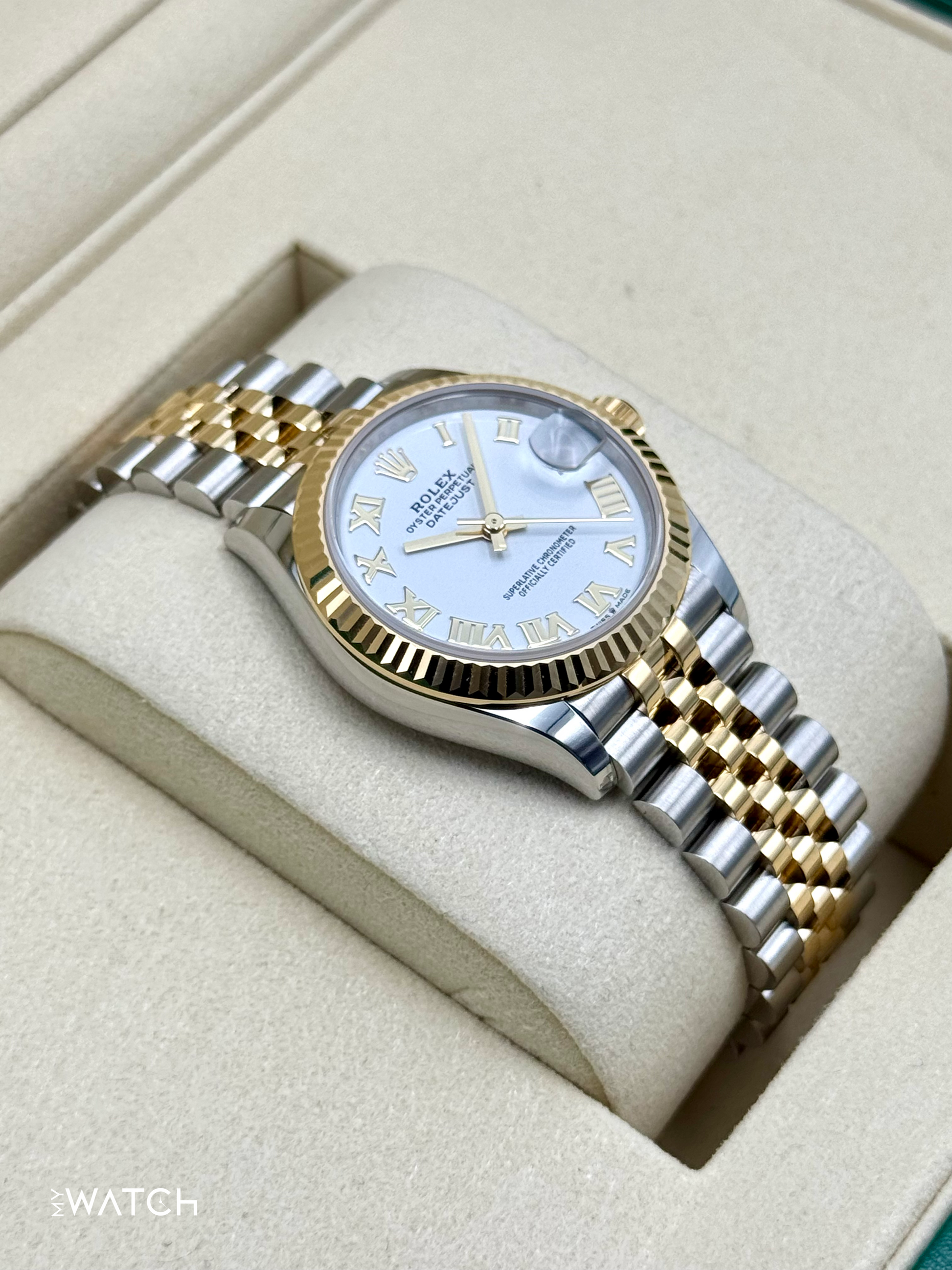 NEW 2025 Rolex Datejust 31mm 278273 Two-Tone Jubilee White Dial - MyWatchLLC